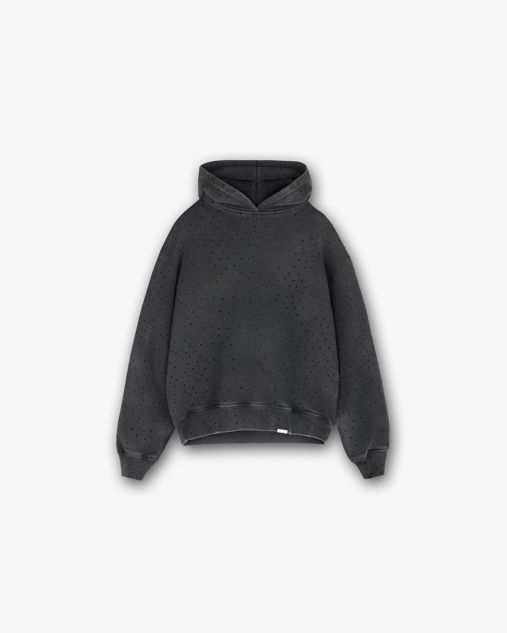 Front product image of a womens grey hoodie on a plain white background | Spark Hoodie in Washed Grey | Comfortable womens hoodie | SS25 Hoodies | Represent Clo