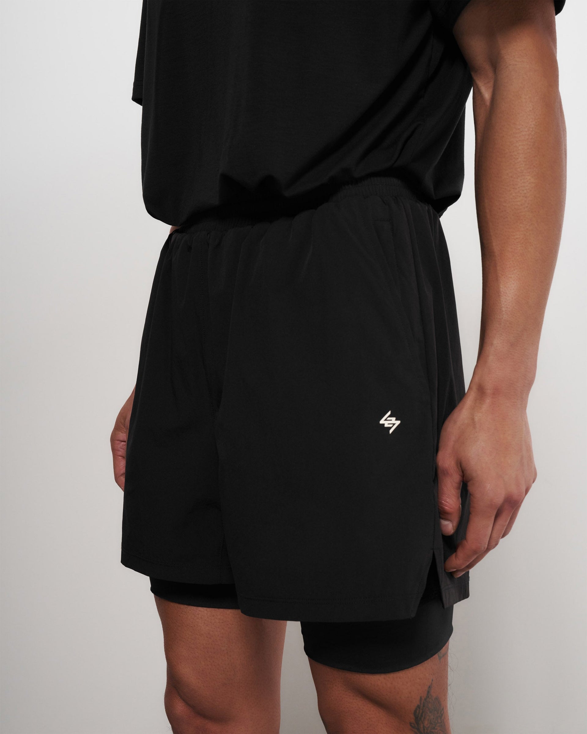 247 2-In-1 Shorts - Black 