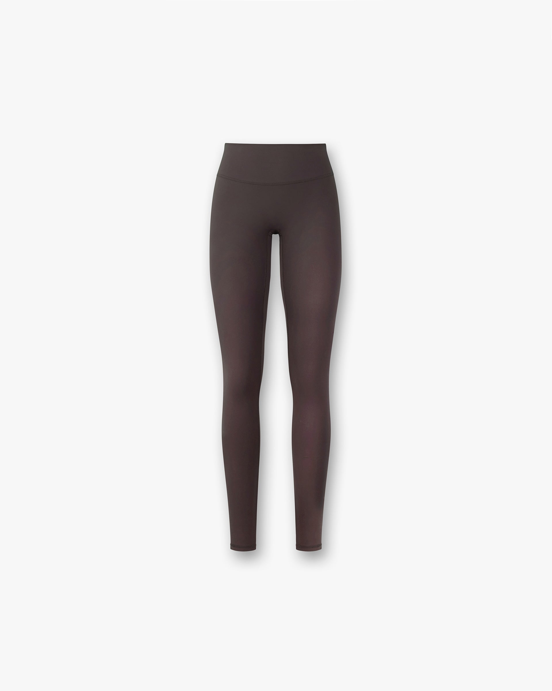 Front product image of womens black leggings on a plain white background | Owners Club Legging in Black Coffee | High stretch fabric leggings | Womens Owners Club Bottoms | Represent Clo