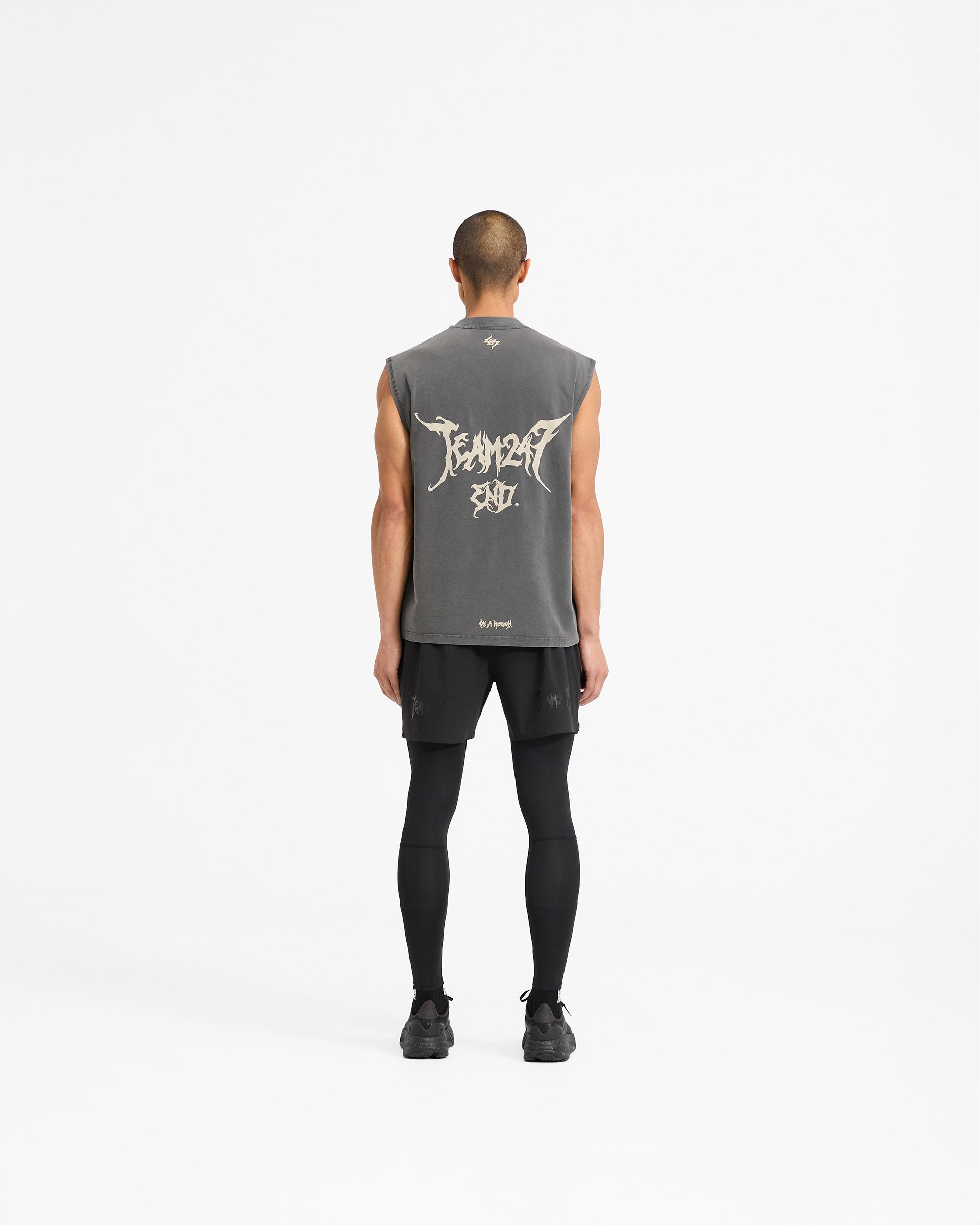 Team 247 X END Oversized Tank - Washed Grey
