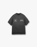 Represent X Metallica™️ Local Crew T-Shirt – Schwarz gebeizt