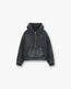 Ribbed Zip Through Hoodie