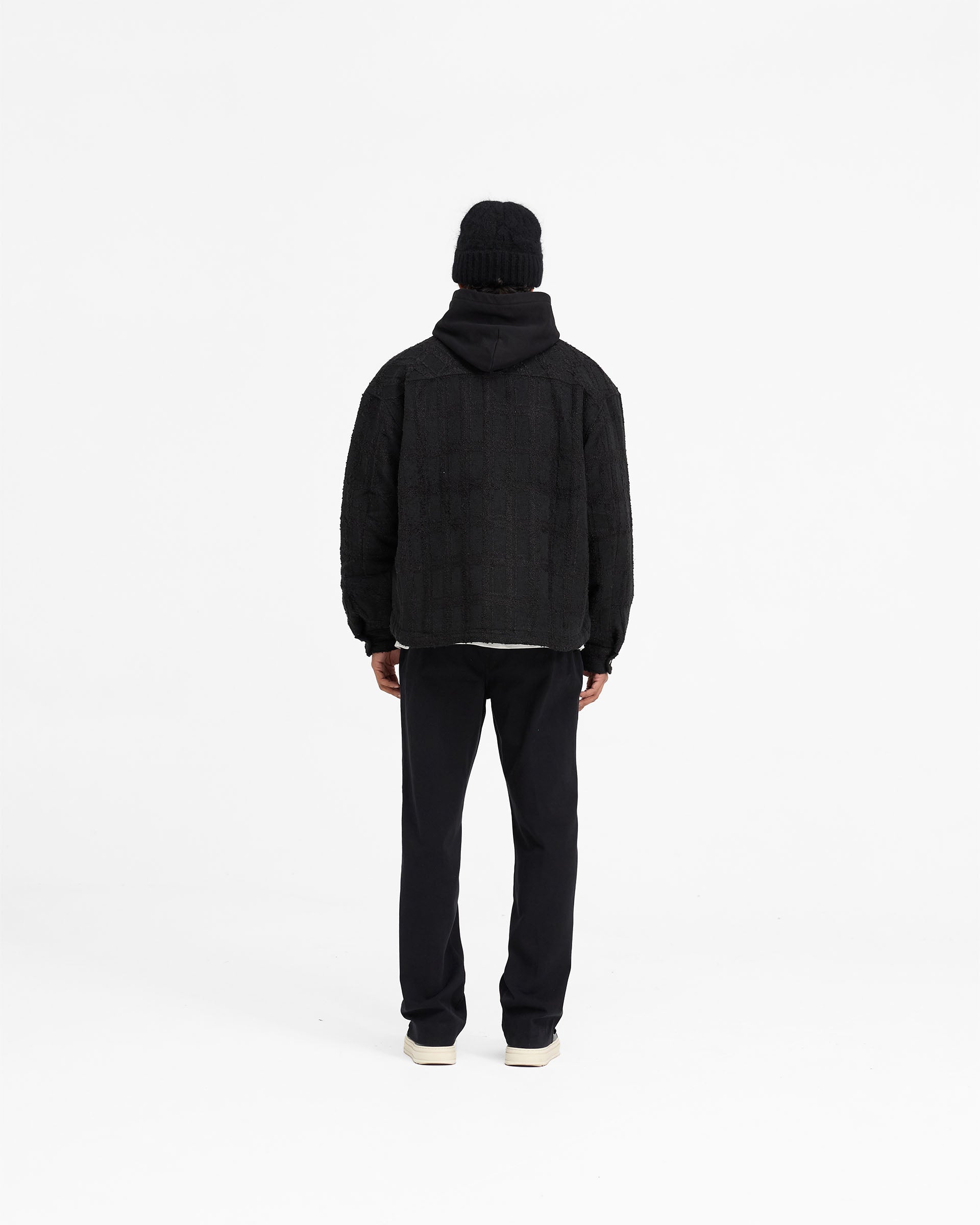 Wadded Overshirt - Black