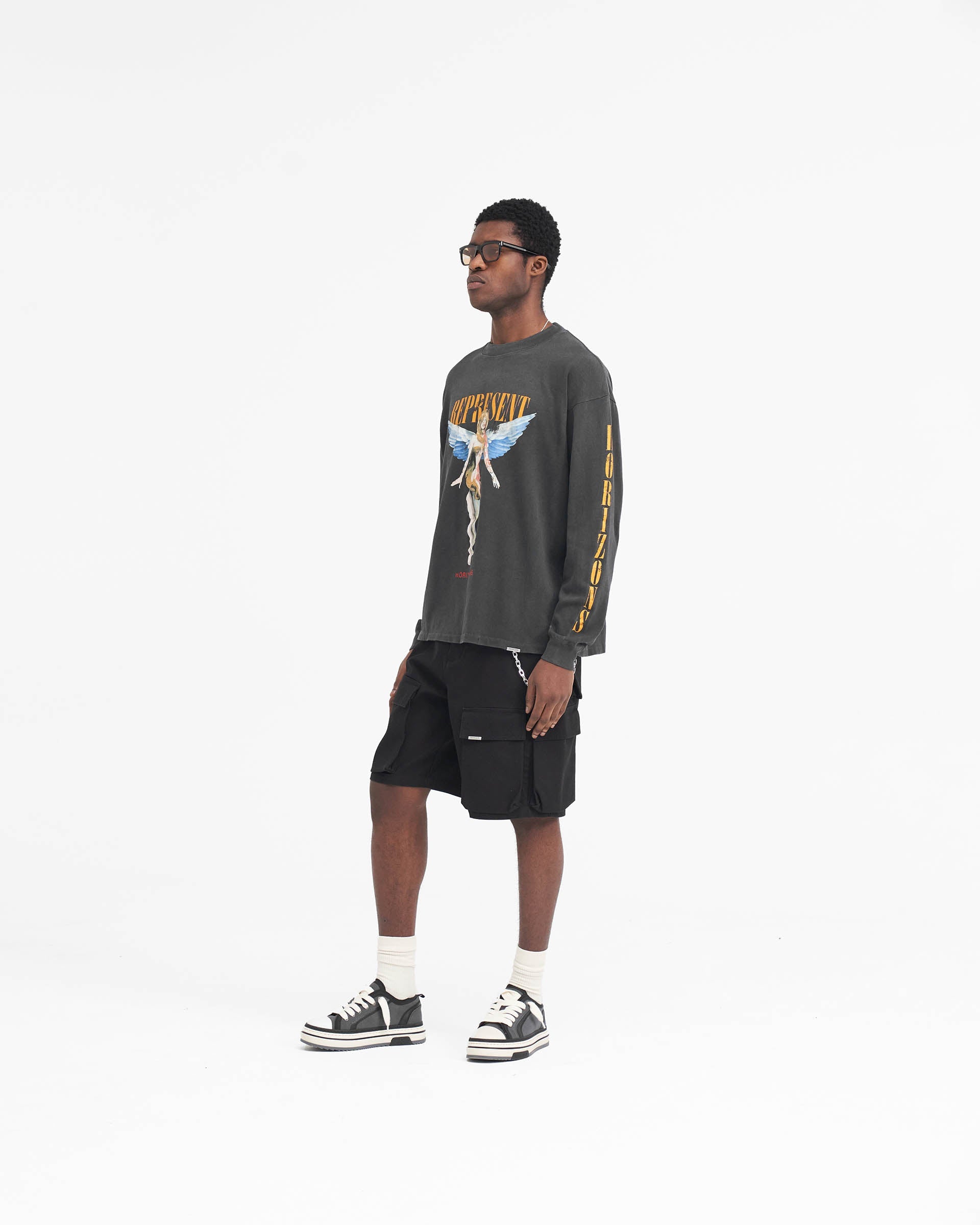 Reborn Long Sleeve T-Shirt - Aged Black