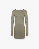 Owners Club Long Sleeve Fitted Dress