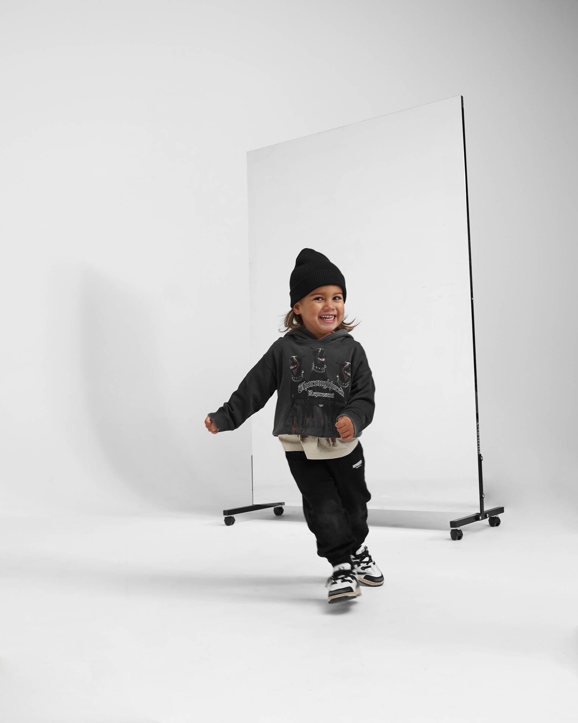 Mini Vollblut Hoodie - Vintage Schwarz