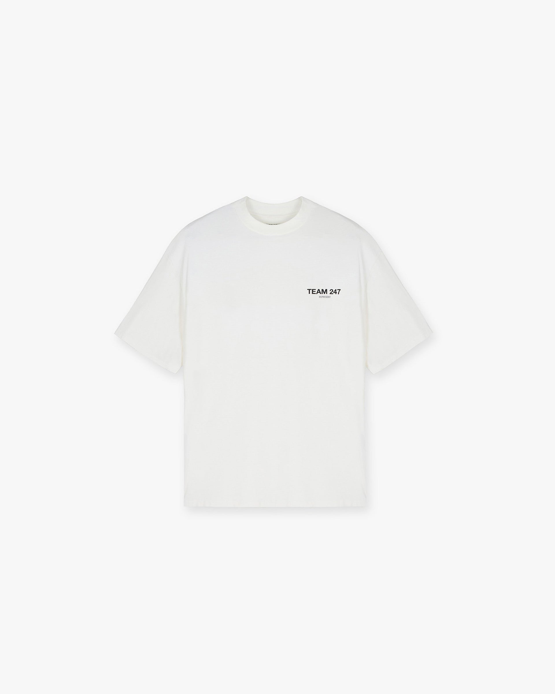 Team 247 Oversized T-Shirt - Flaches Weiß