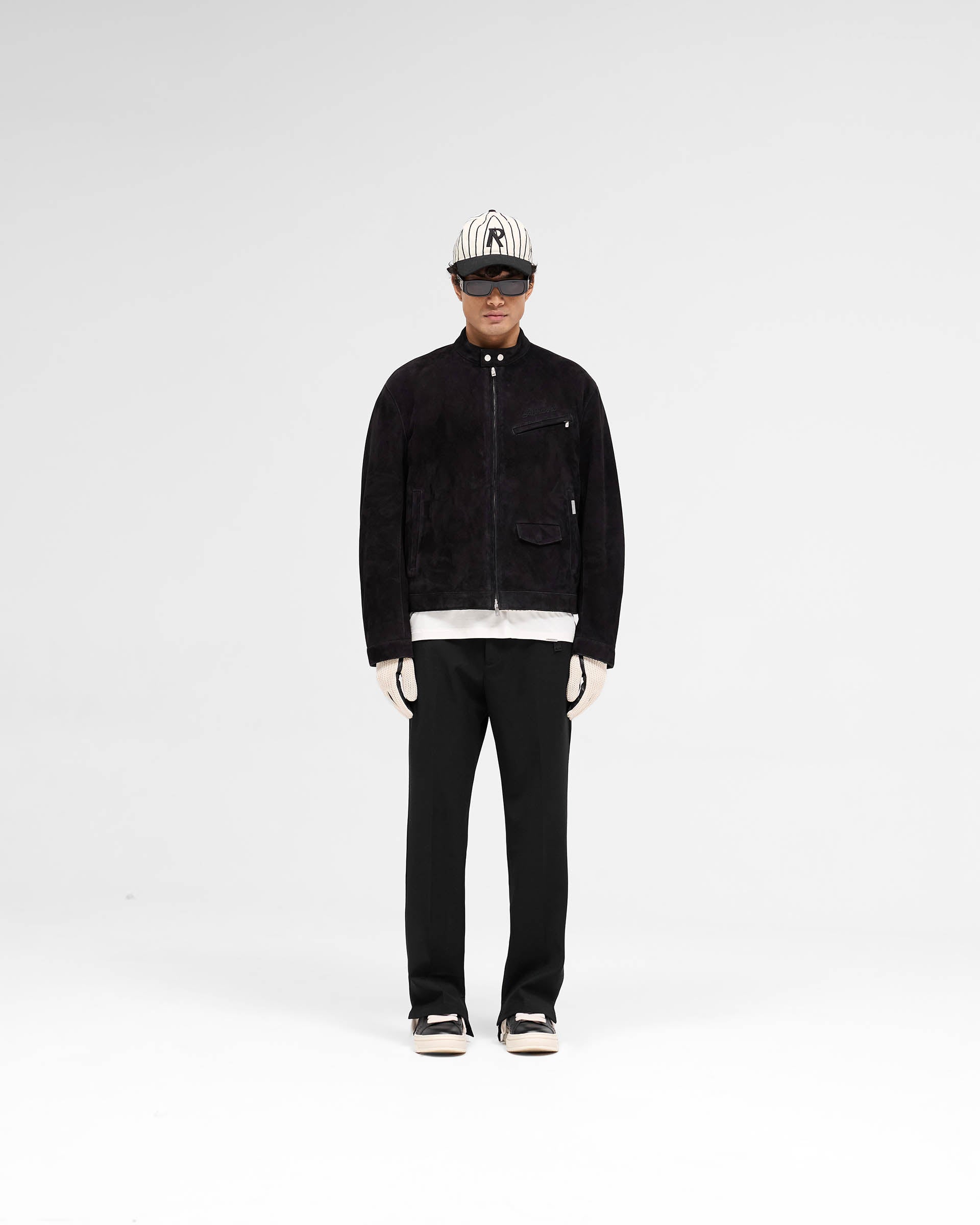 Overdrive Suede Jacket - Jet Black