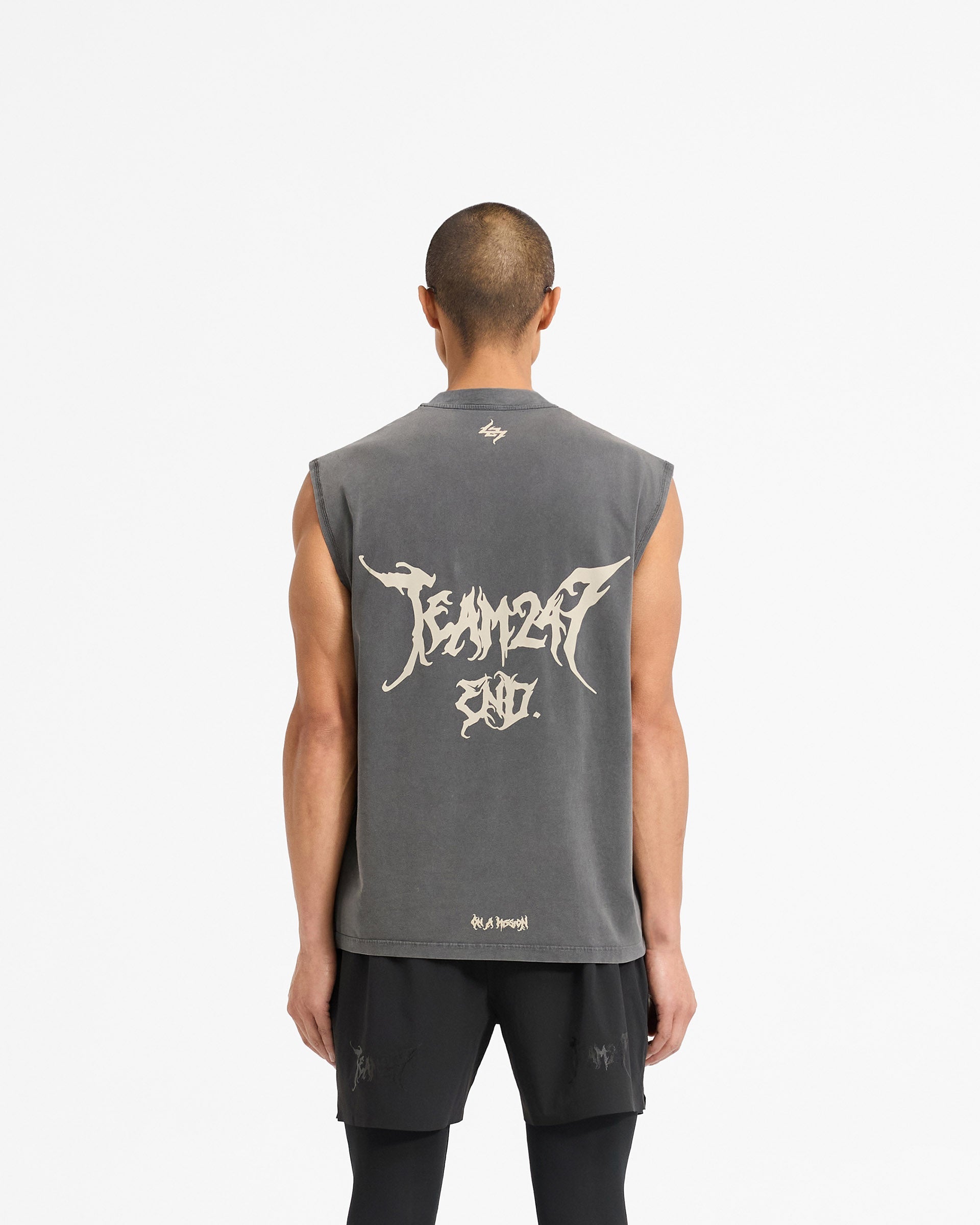 Team 247 X END Oversized Tank - Washed Grey