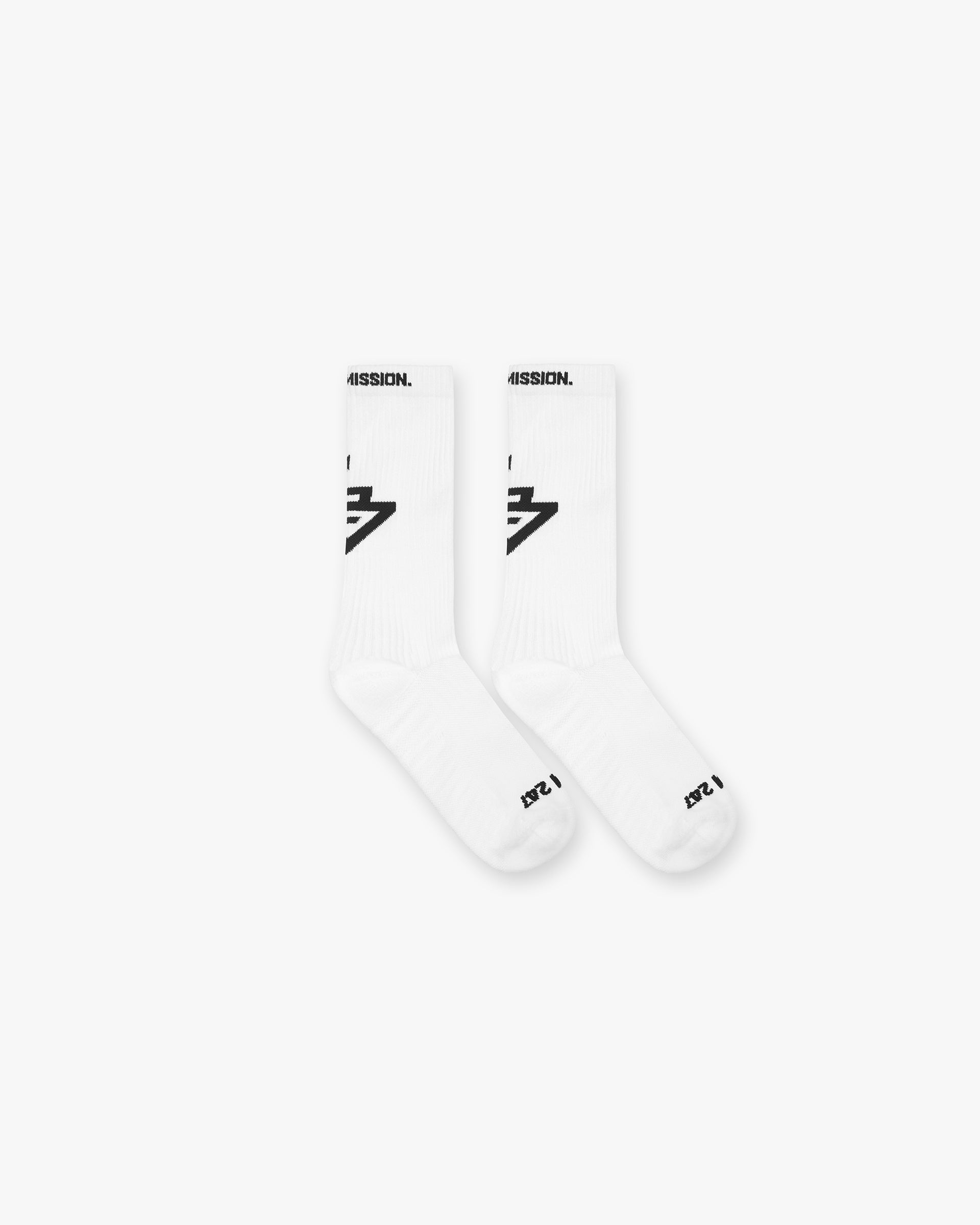 Chaussettes avec logo 247 - Blanc