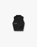 247 Zip Front Performance Crop