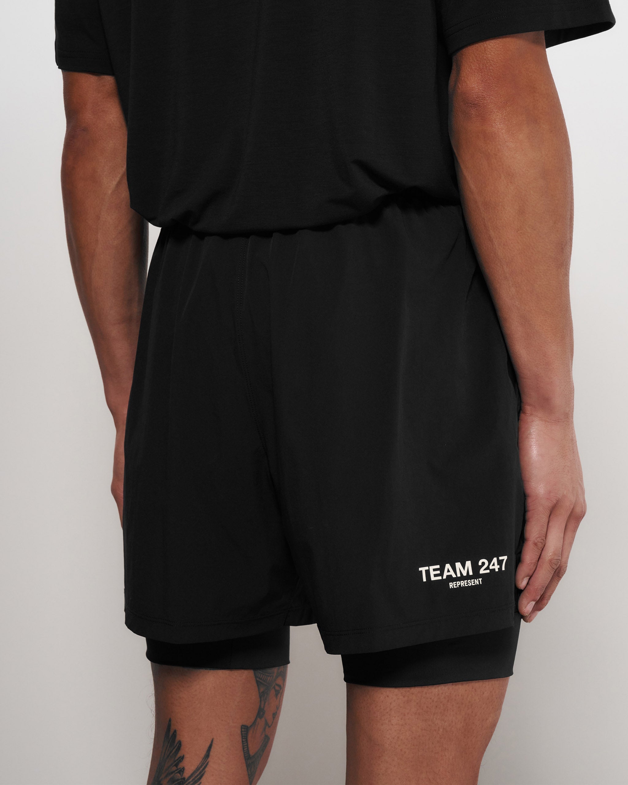 247 2-In-1 Shorts - Black 