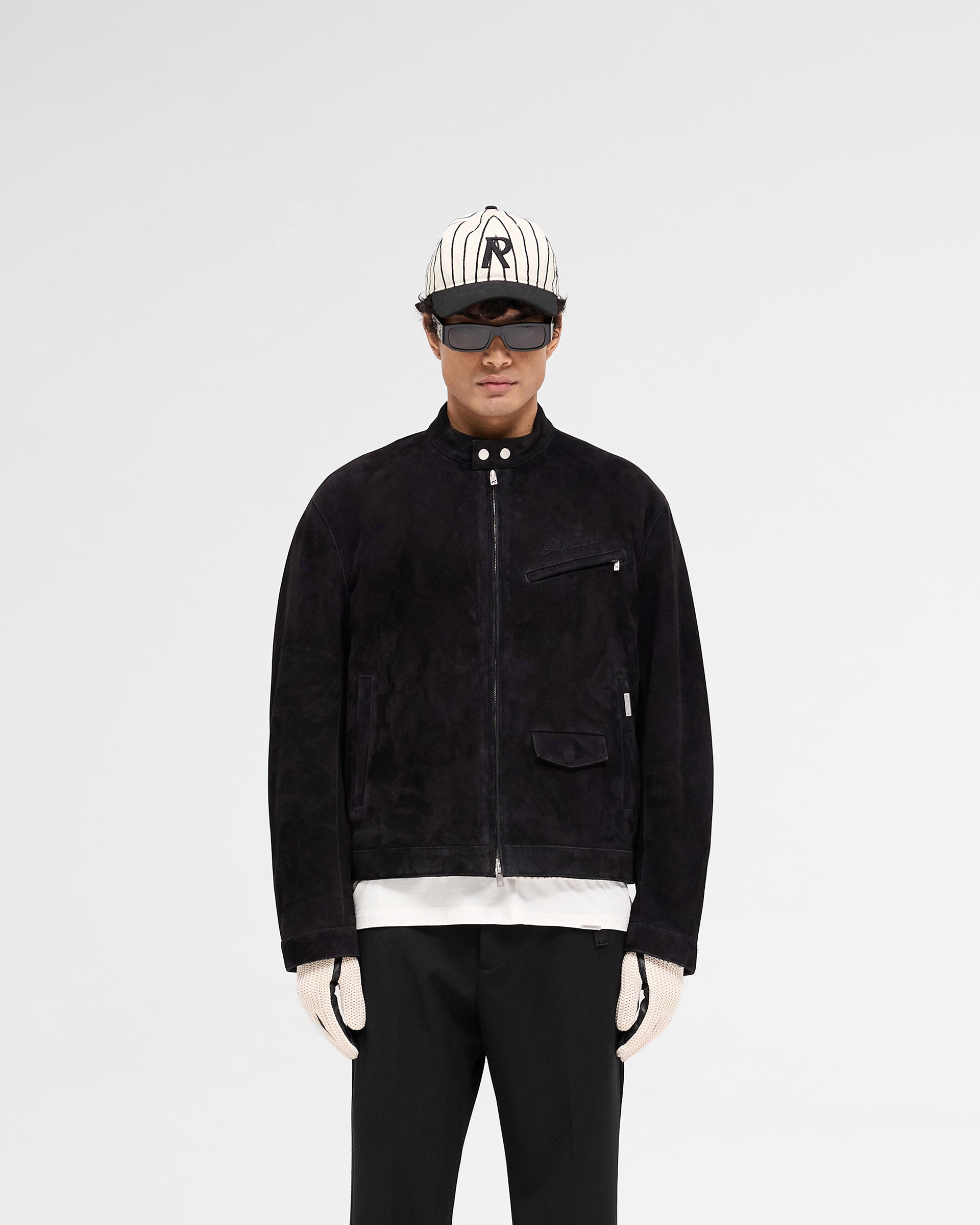 Overdrive Suede Jacket - Jet Black