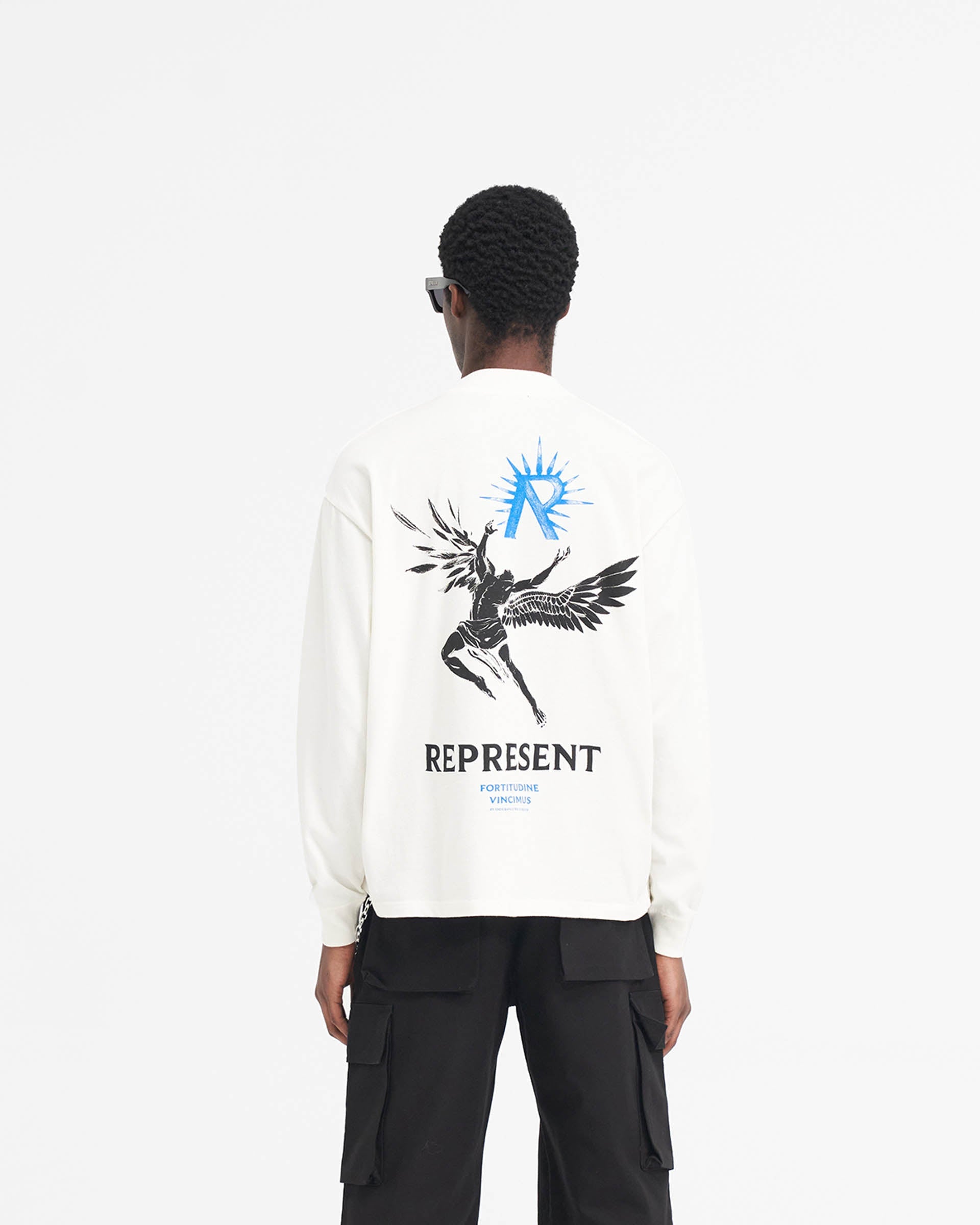 Icarus Long Sleeve T-Shirt - Flat White