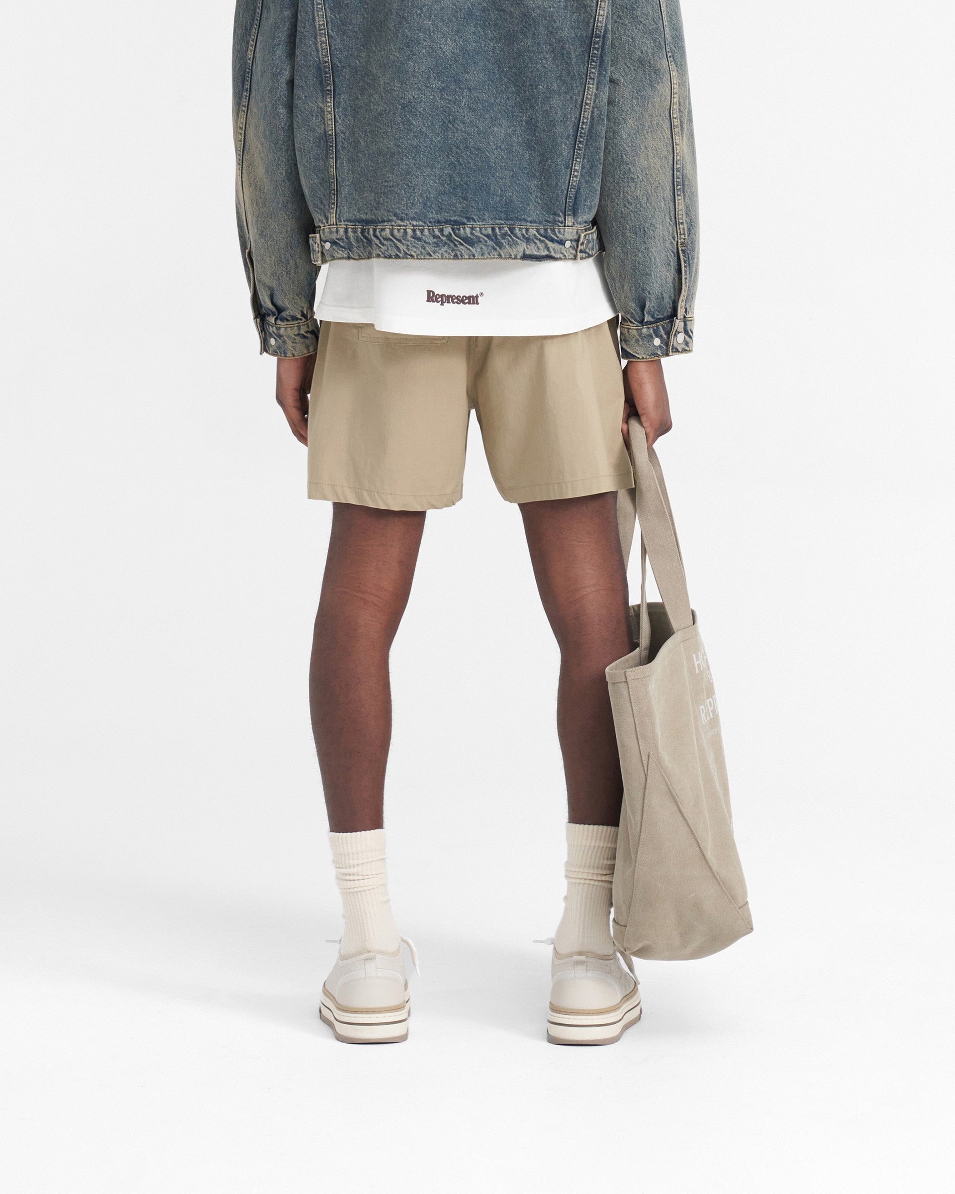 Represent Short - Taupe délavé