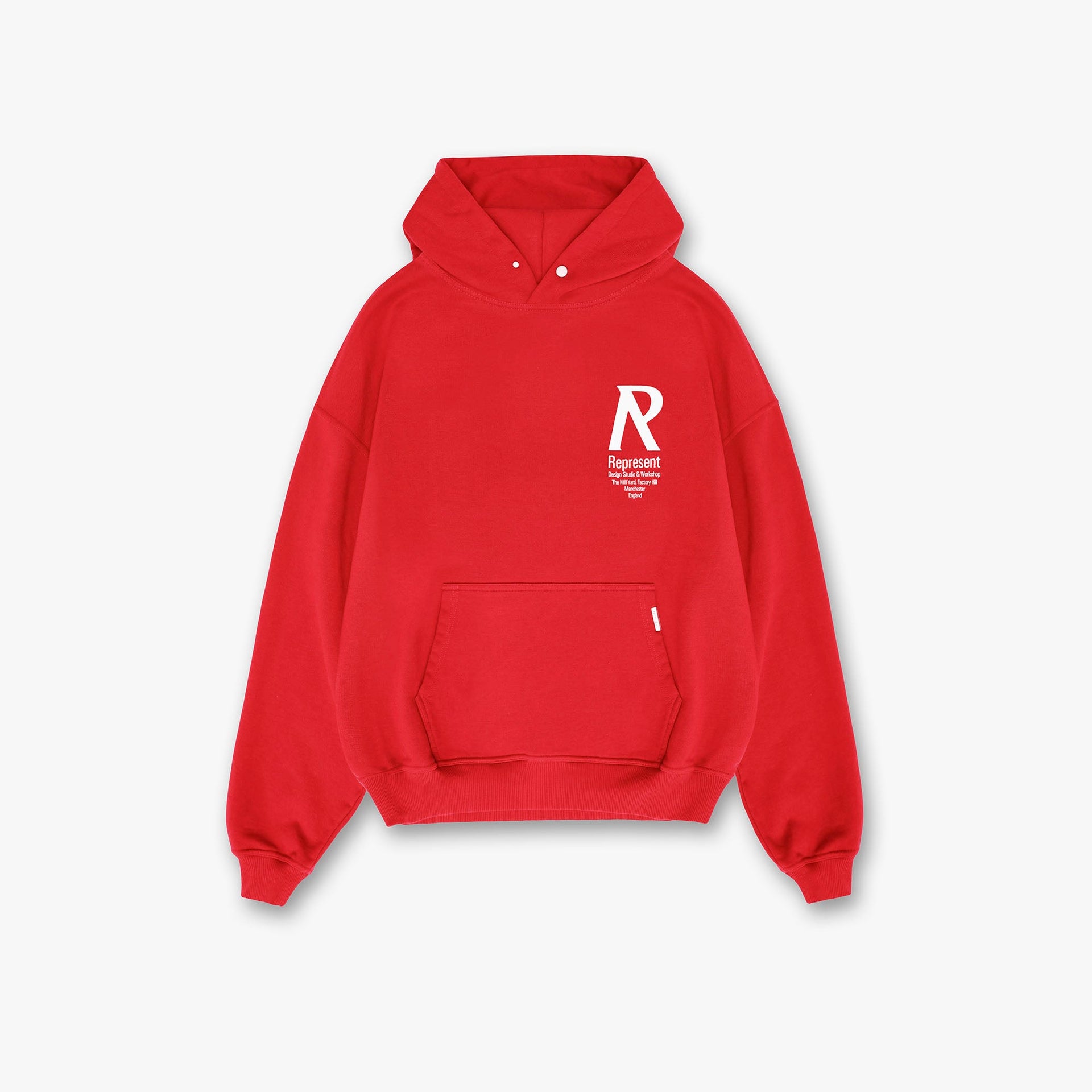 Initial Hoodie - Racing Red
