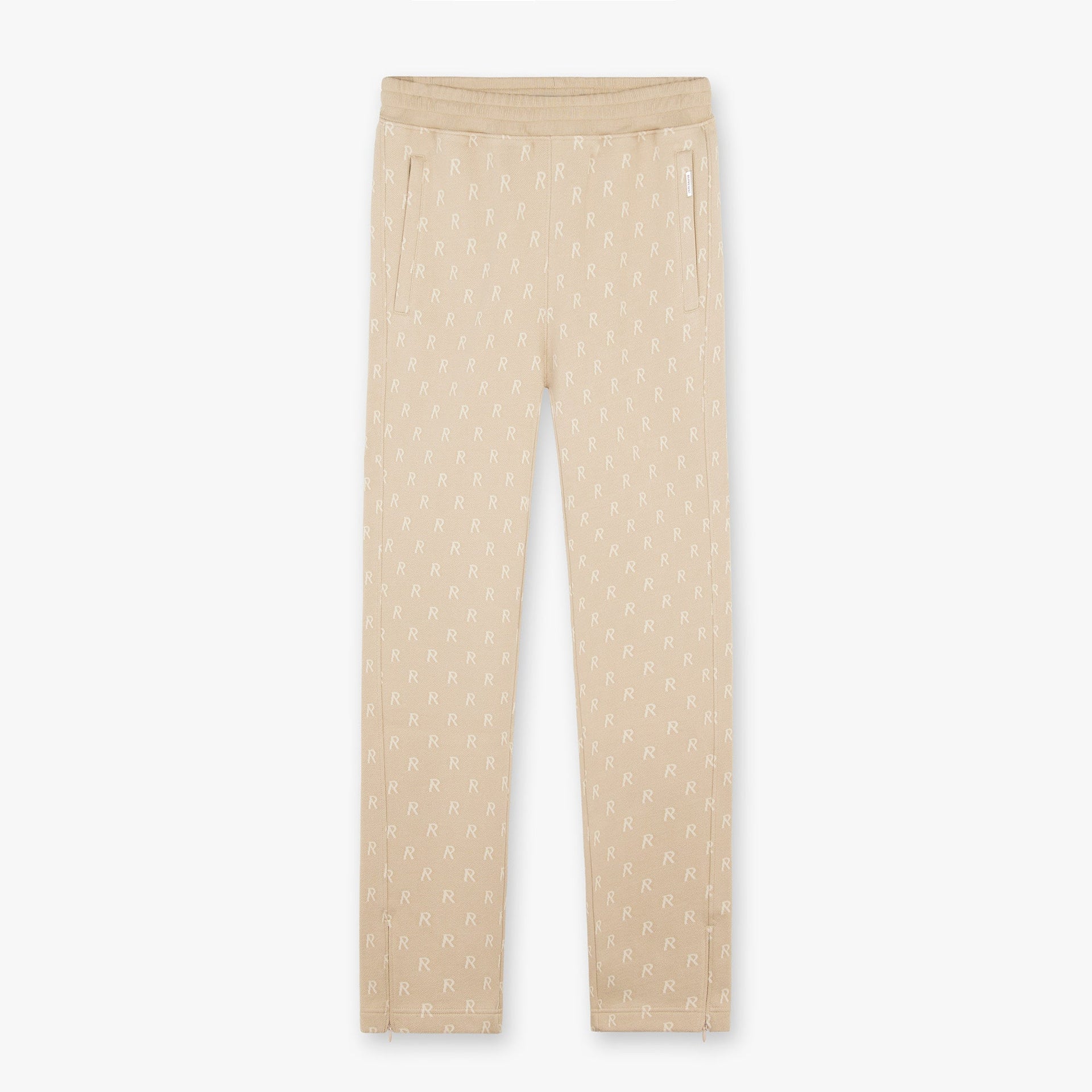 Intarsia Initial Sweatpants - Wheat