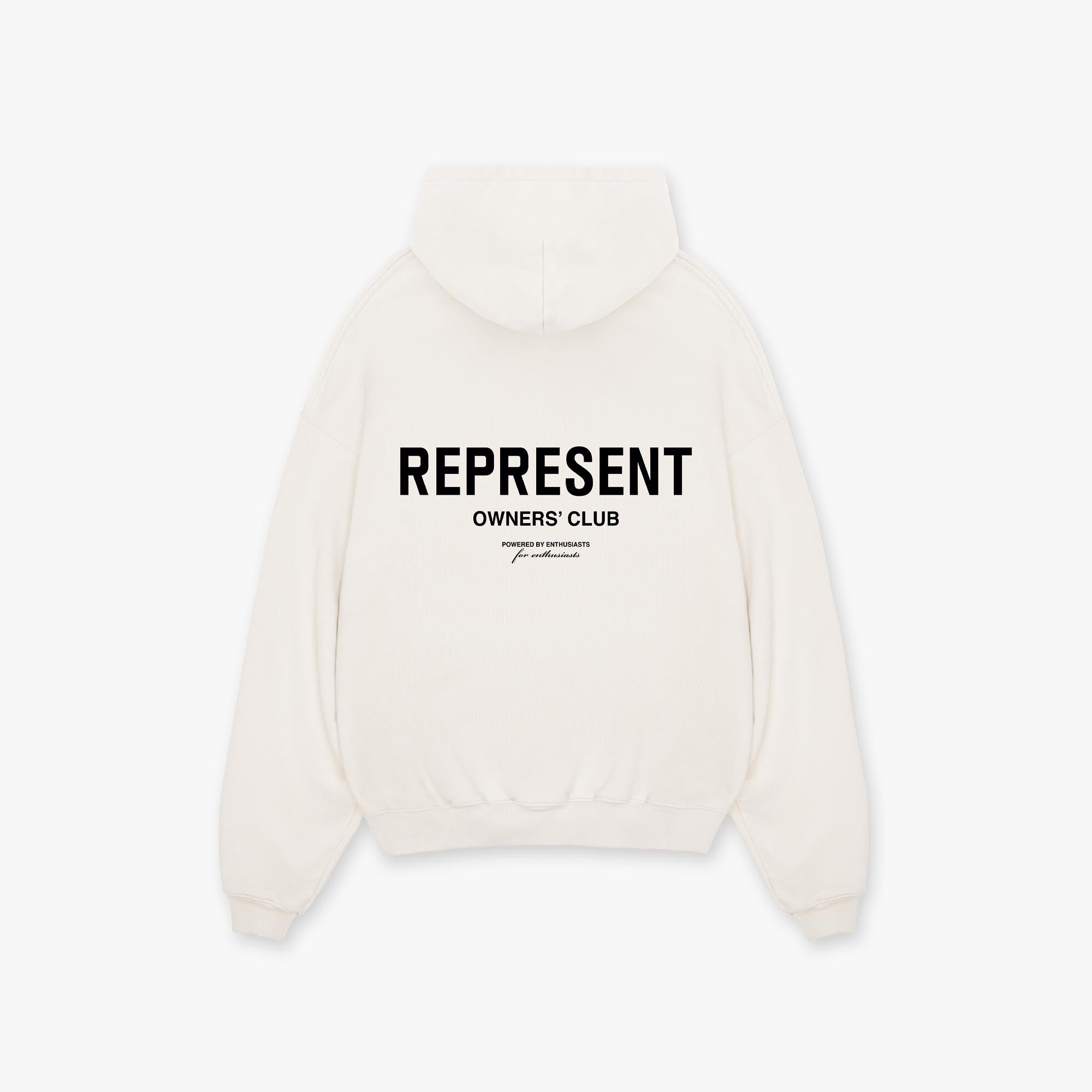 Represent Owners Club Hoodie - Flat White