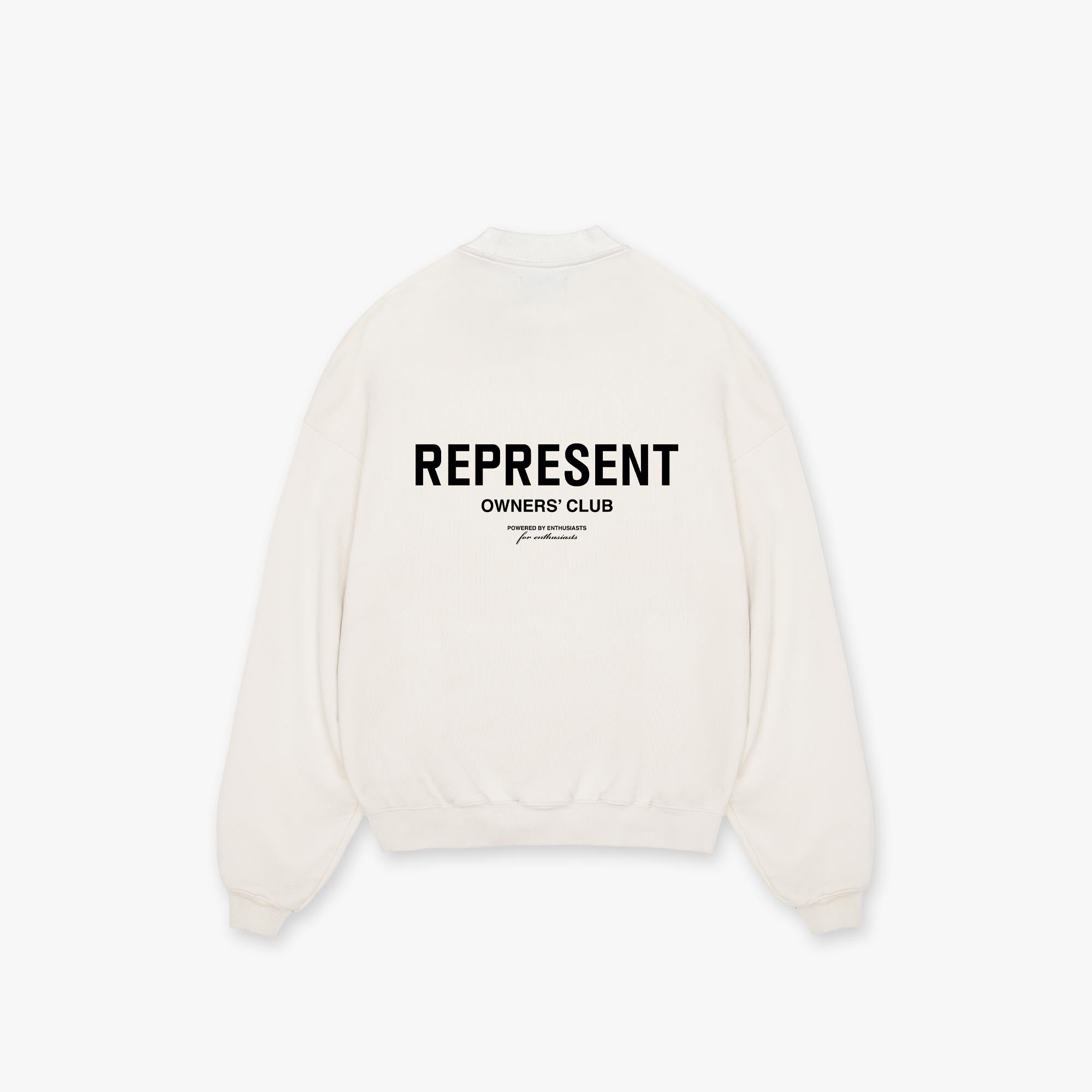 Represent Owners Club Sweater - Flat White