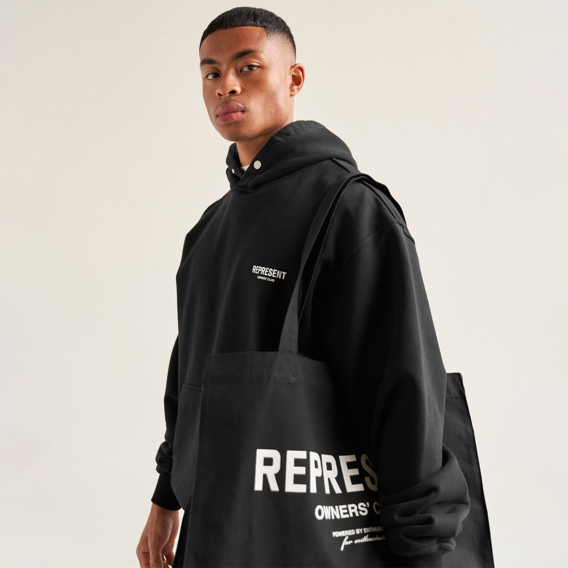 Owners Club Tote Bag - Black/White
