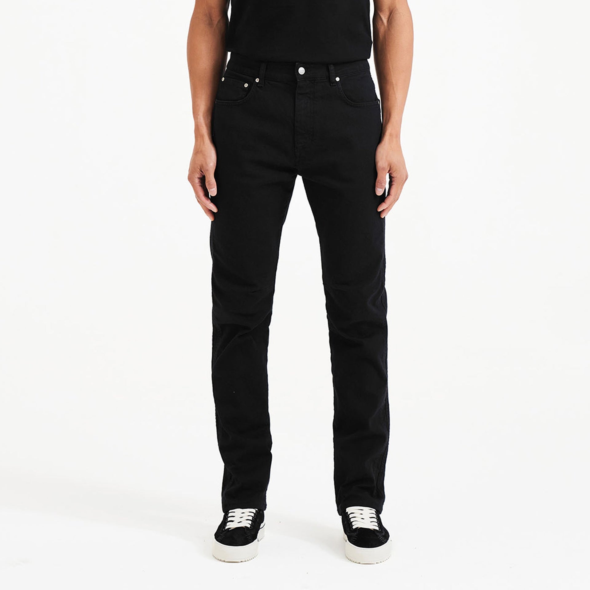 Straight Leg Denim - Black