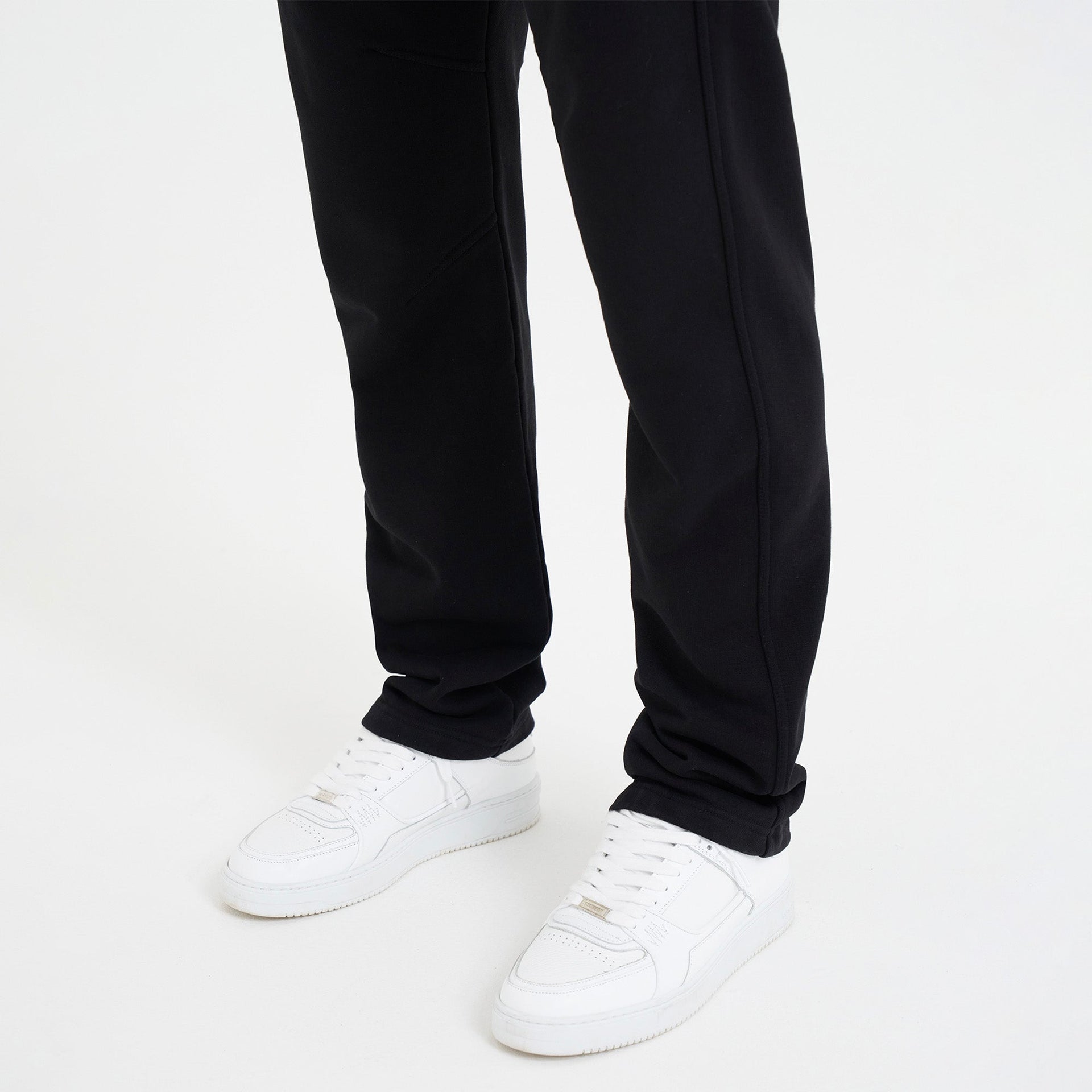 Blank Straight-leg Sweatpant - Black