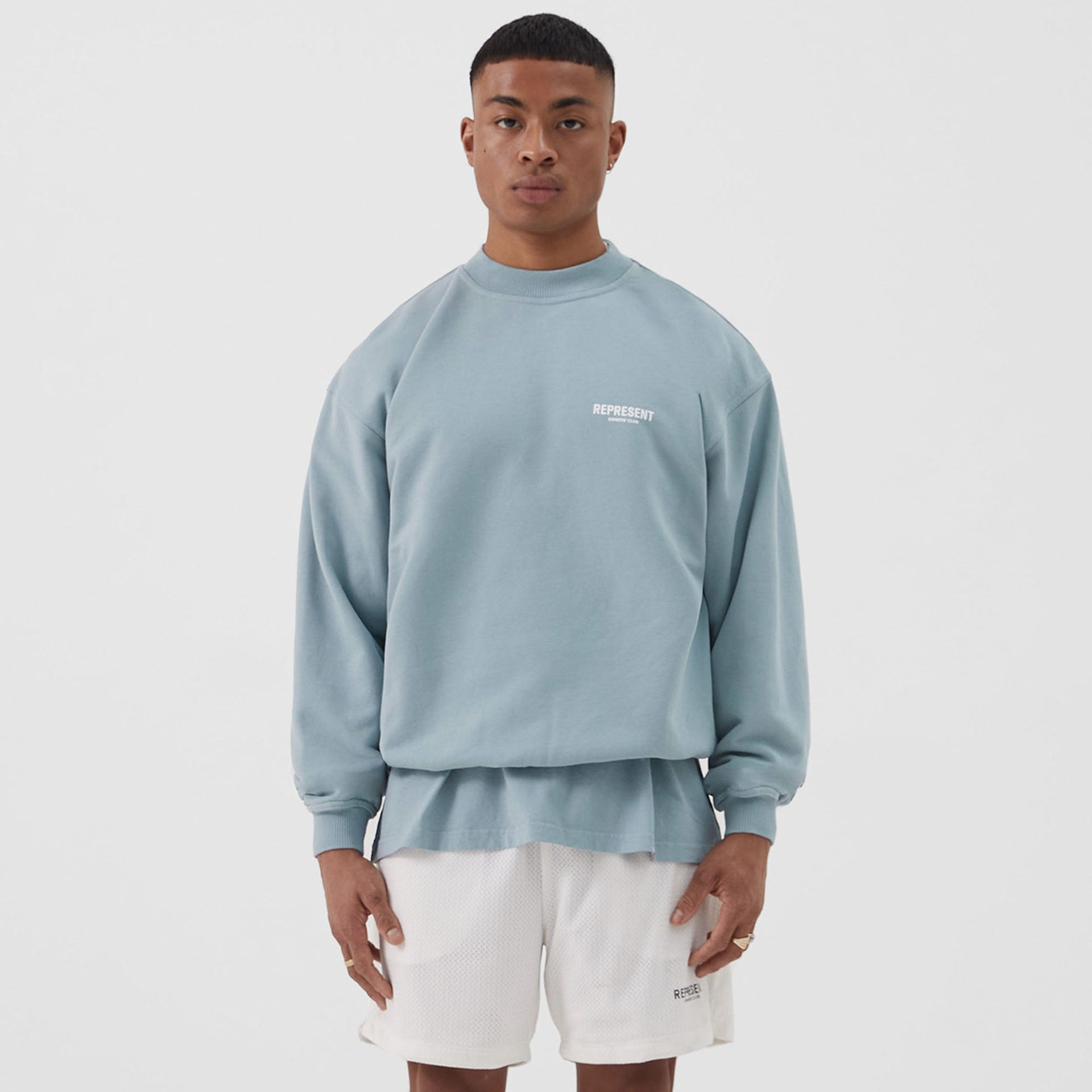 Represent Owners Club Sweater - Powder Blue