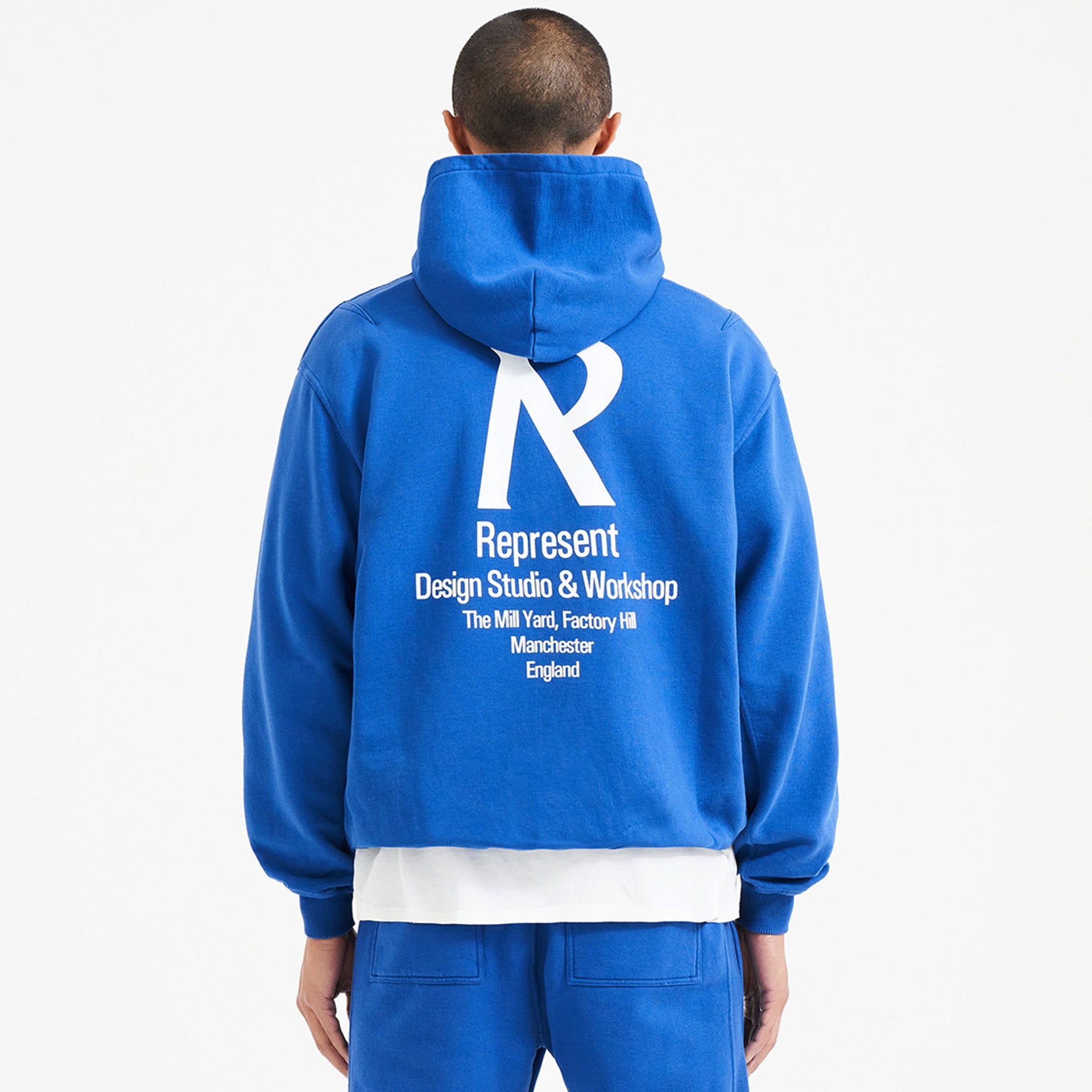 Initial Hoodie - Cobalt