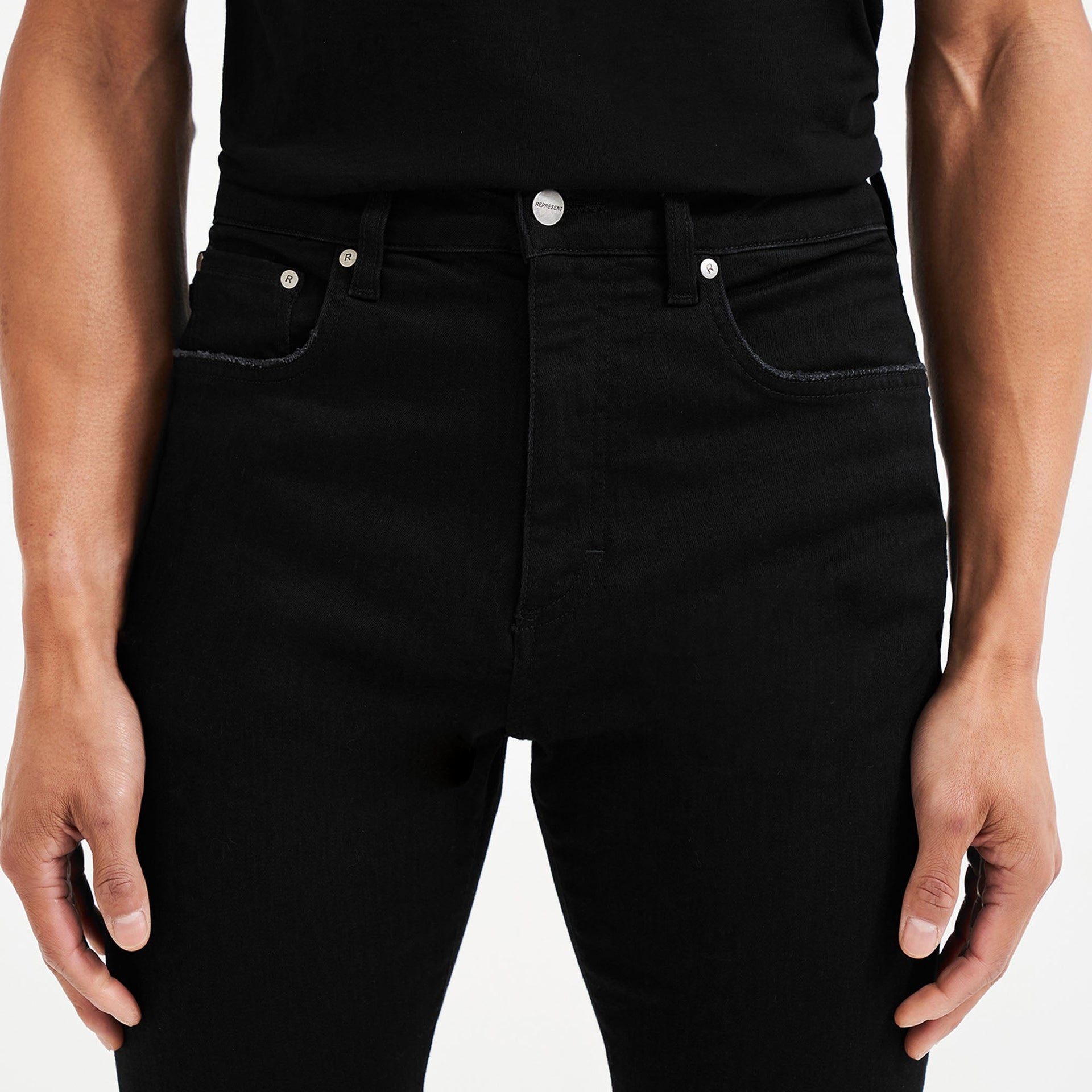 Straight Leg Denim - Black
