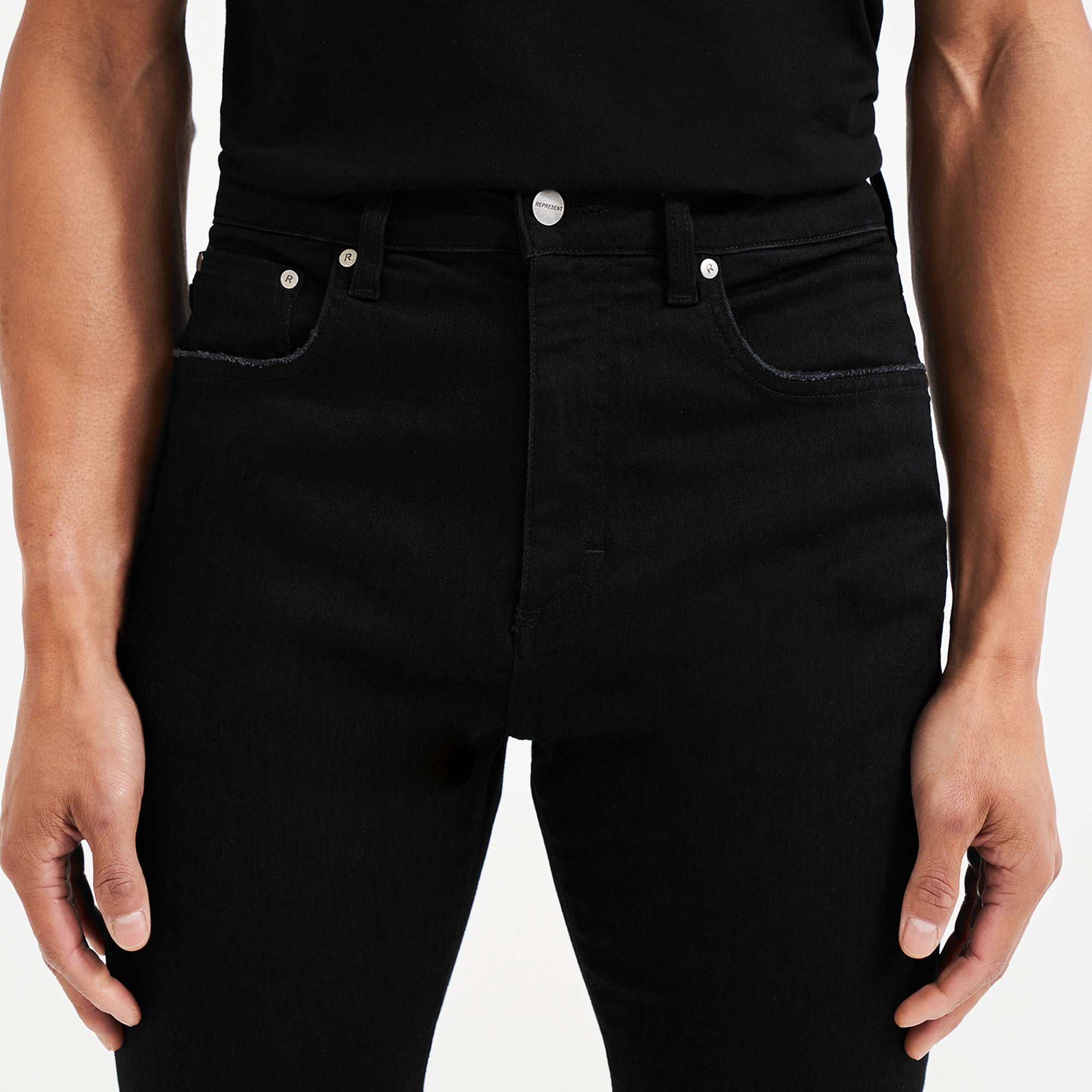 Straight Leg Denim - Black