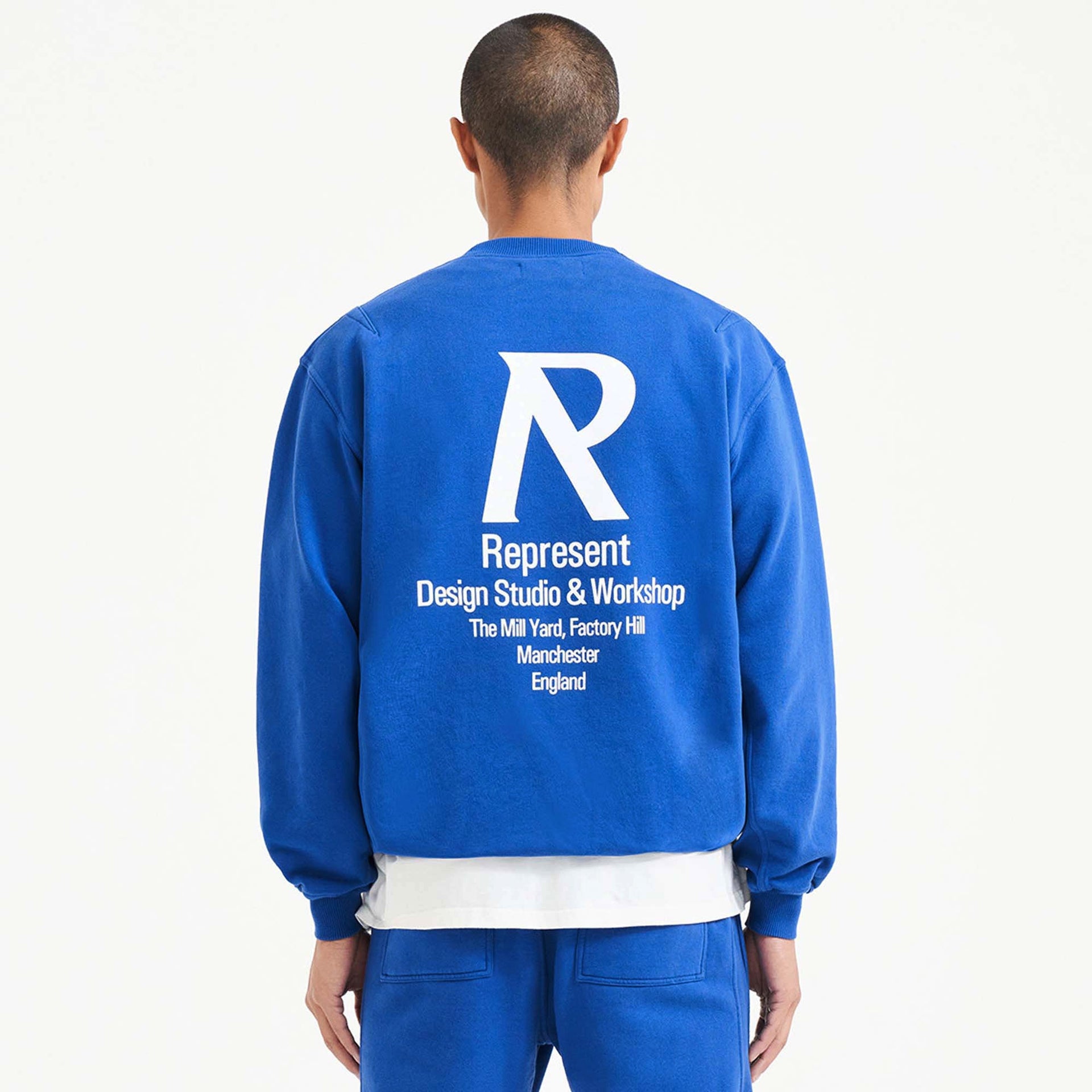 Initial Sweater - Cobalt
