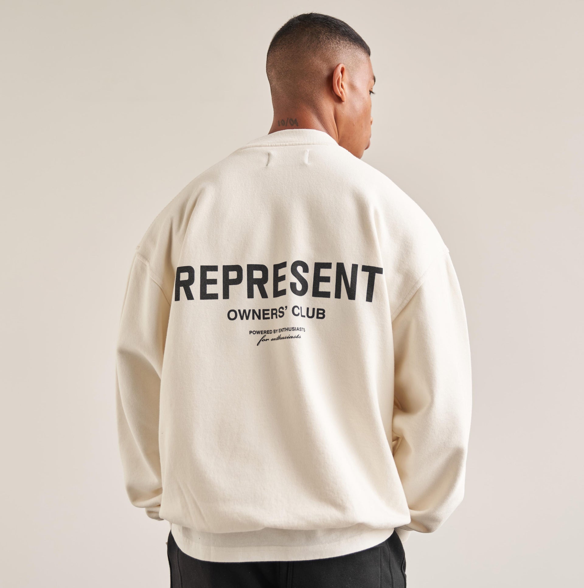 Represent Owners Club Sweater - Flat White