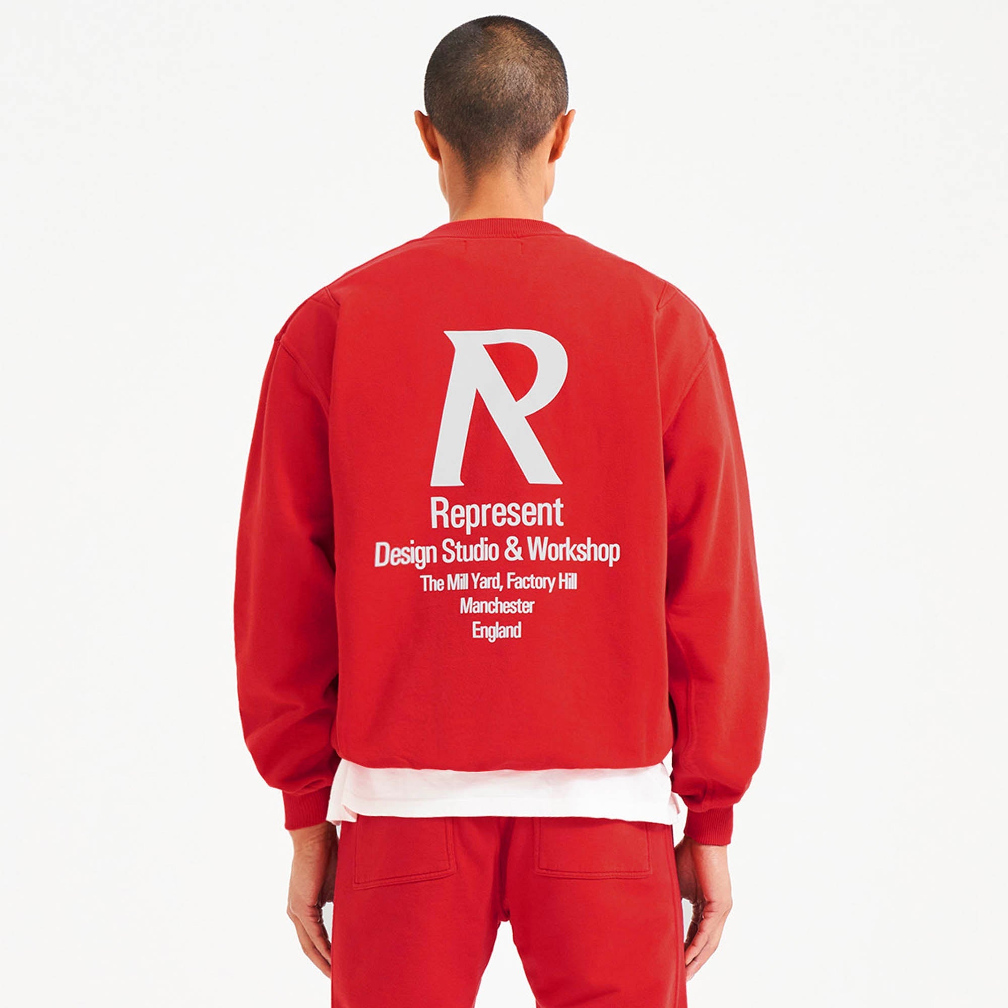 Initial Sweater - Racing Red