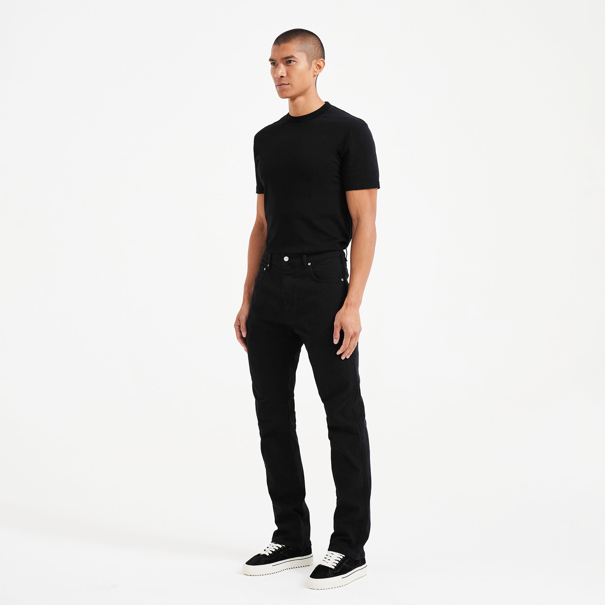 Straight Leg Denim - Black
