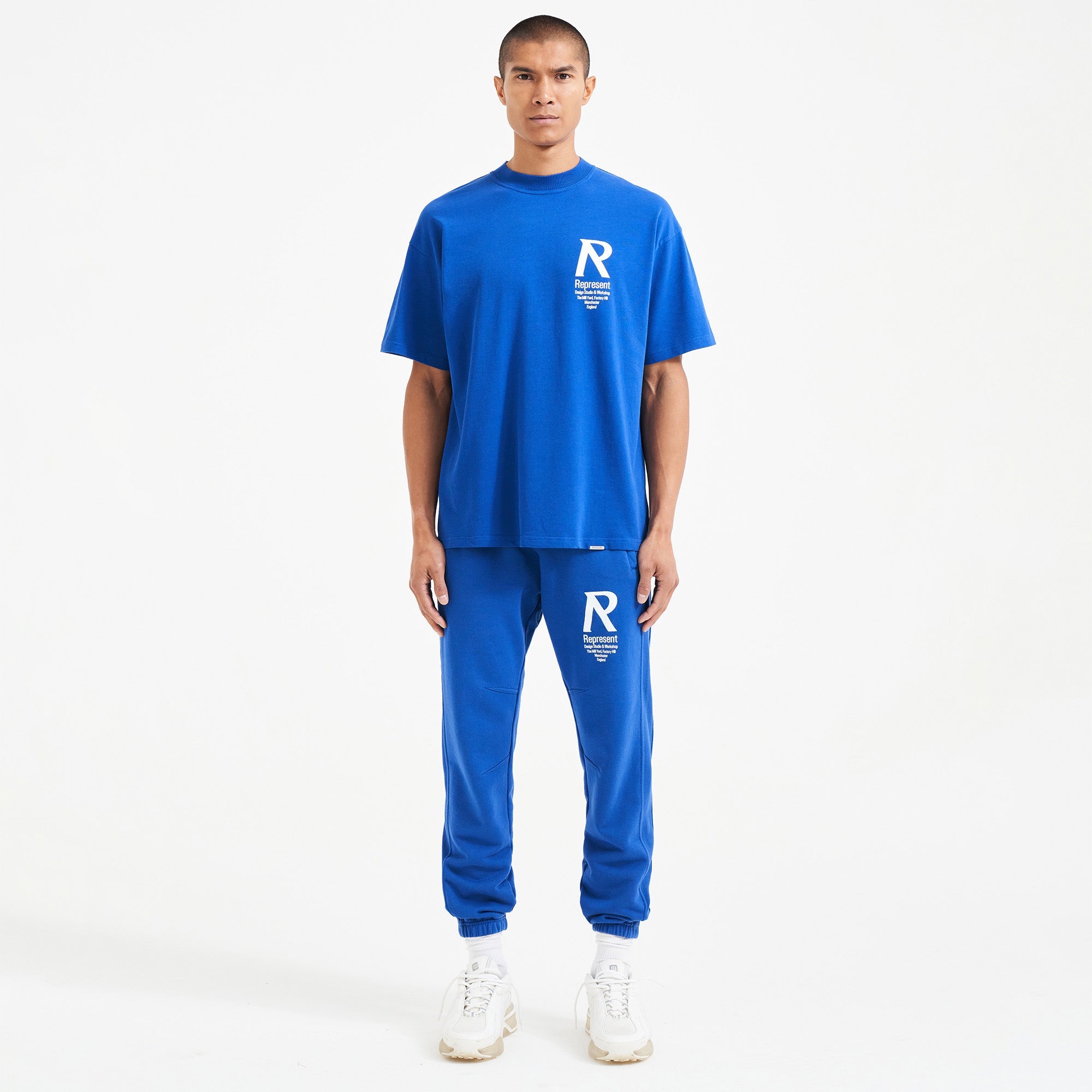 Initial T-Shirt - Cobalt