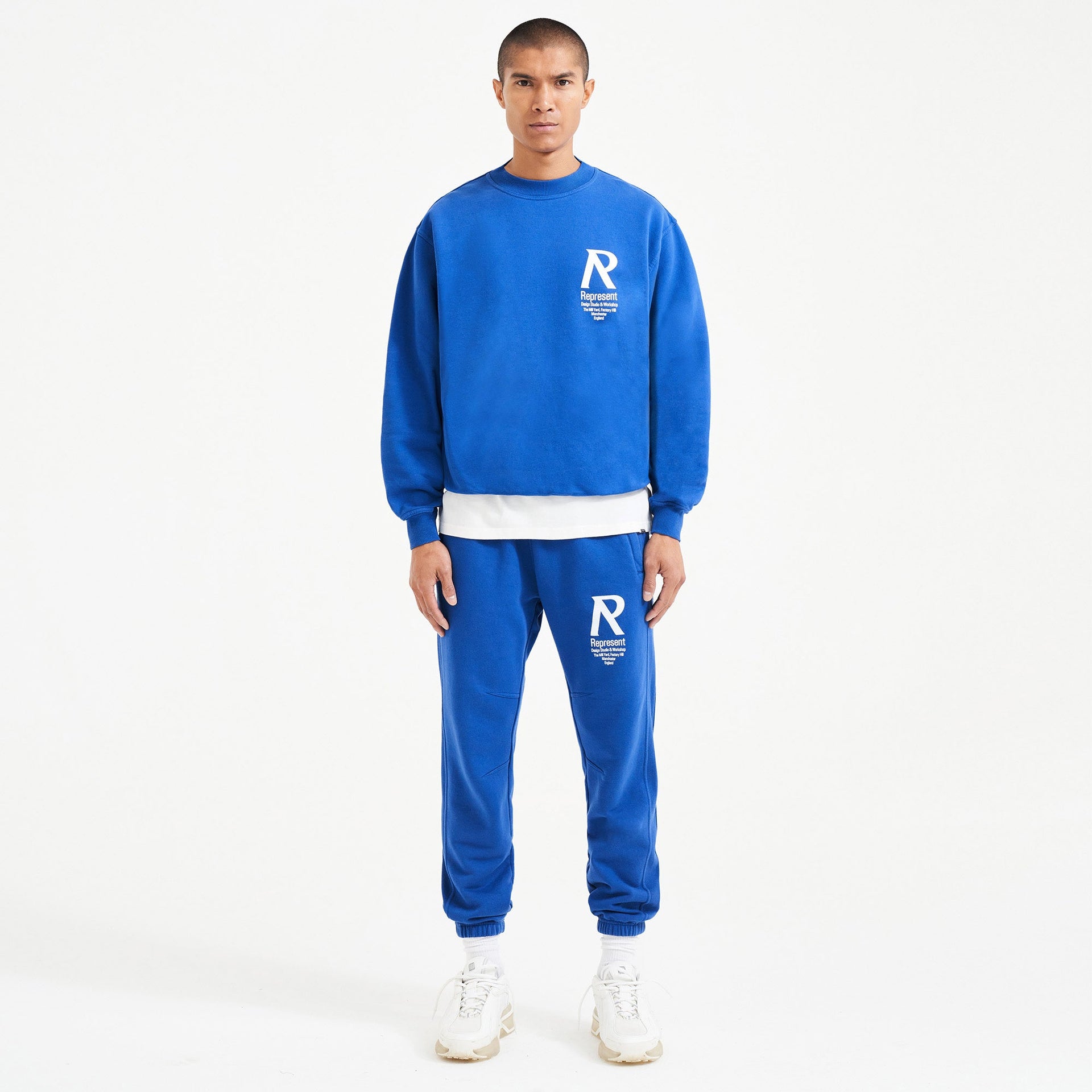 Initial Sweater - Cobalt