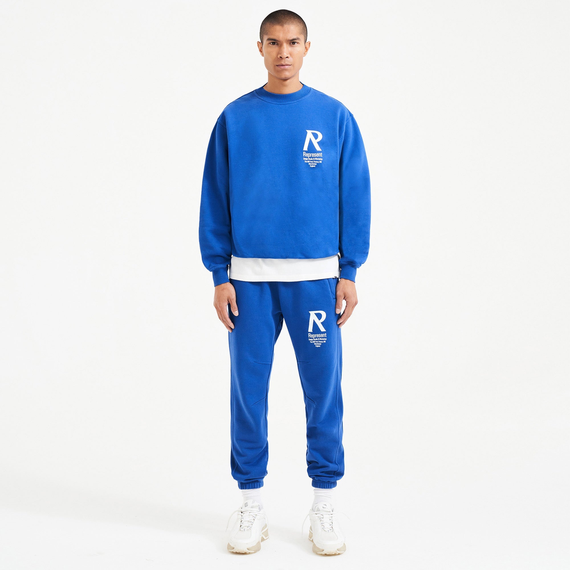 Initial Sweater - Cobalt