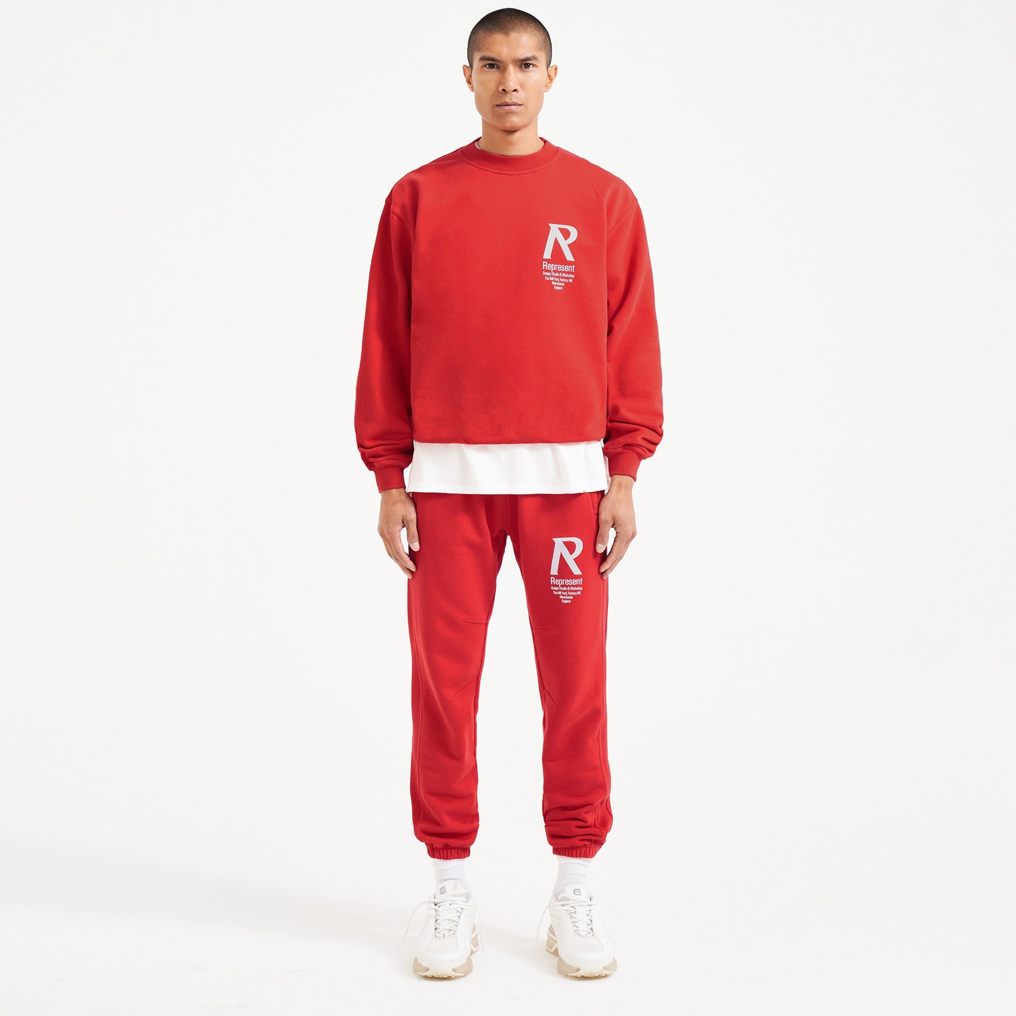 Initial Sweater - Racing Red