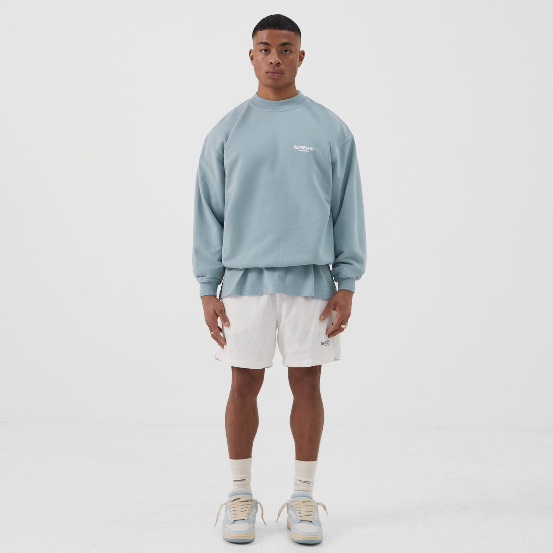 Represent Owners Club Sweater - Powder Blue