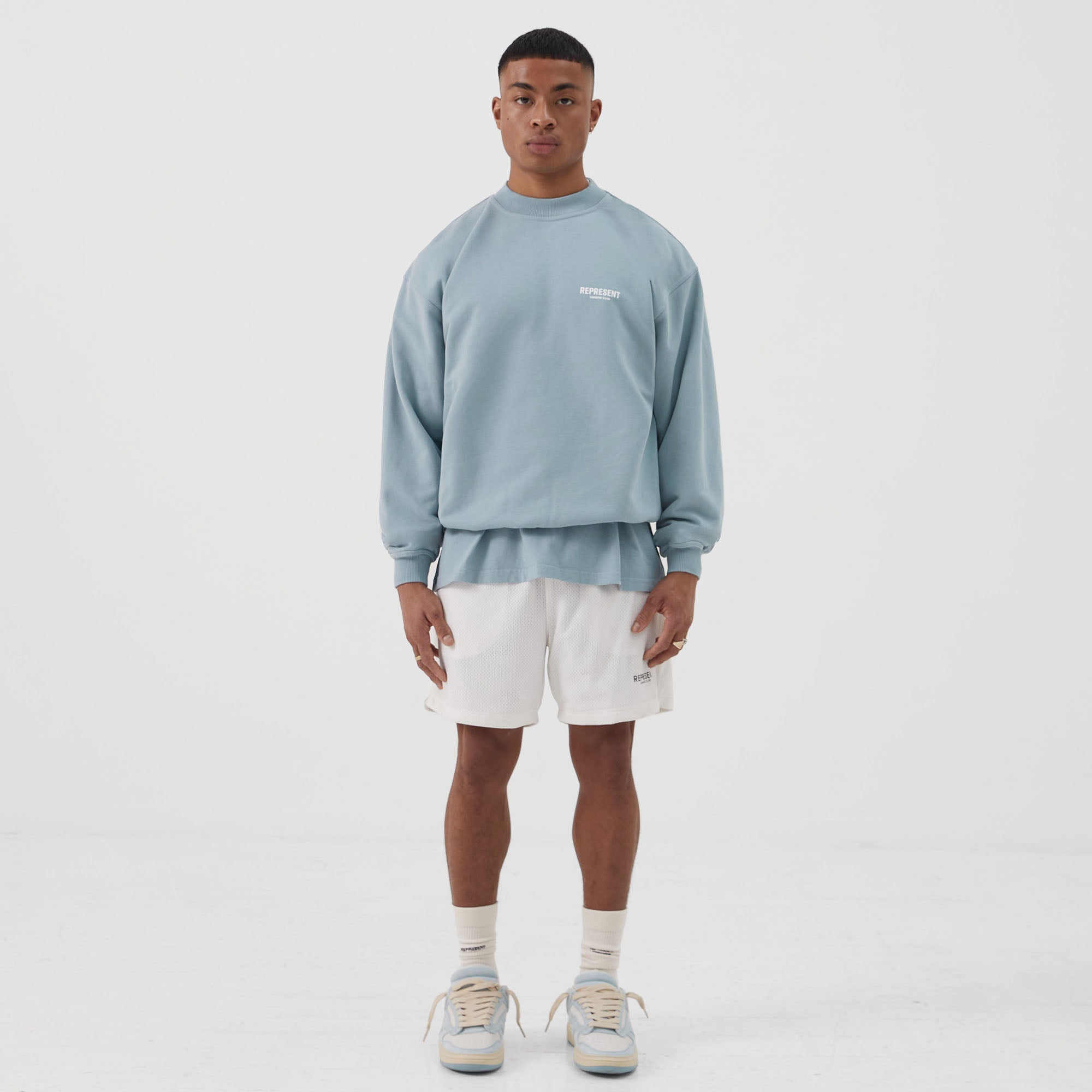 Represent Owners Club Sweater - Powder Blue
