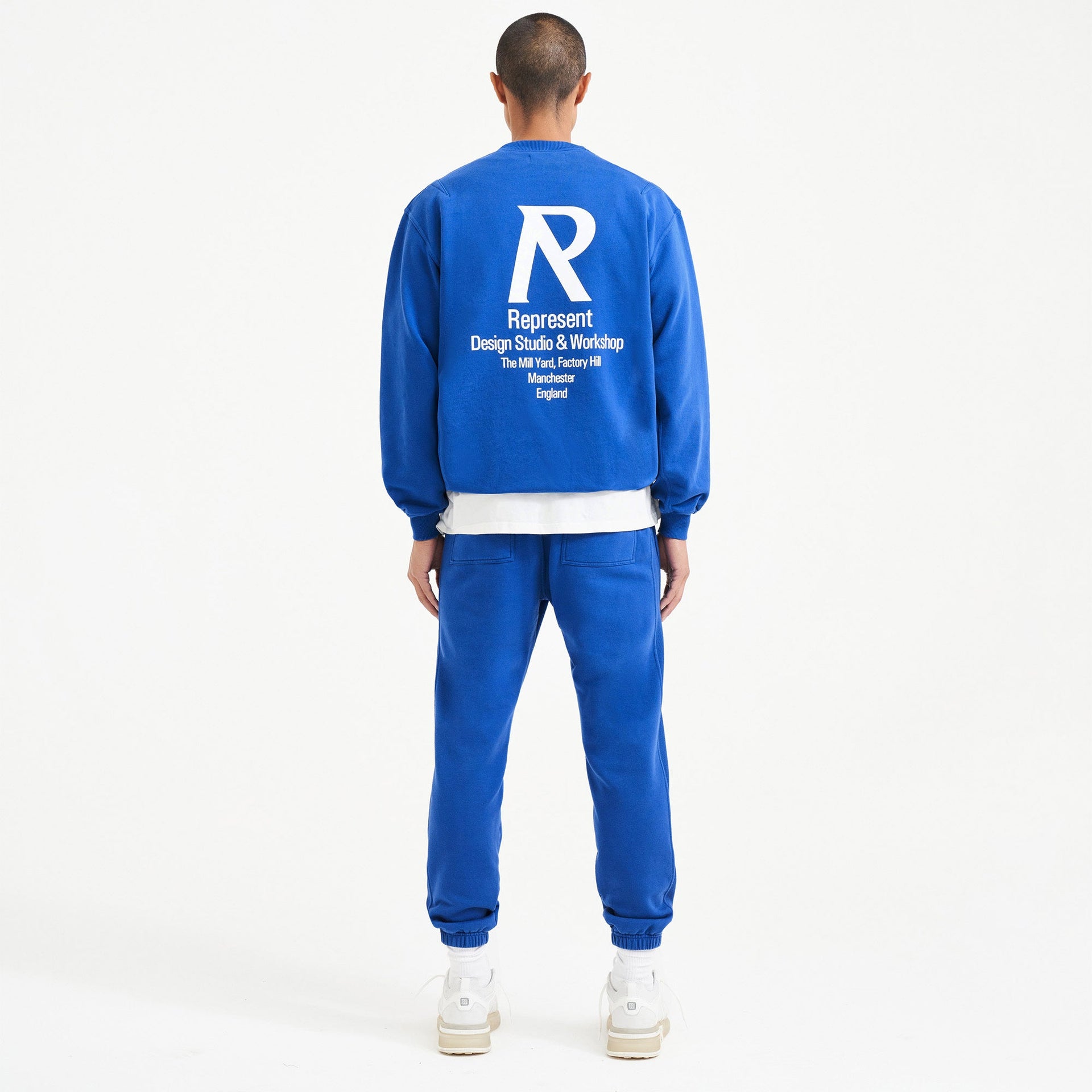 Initial Sweater - Cobalt
