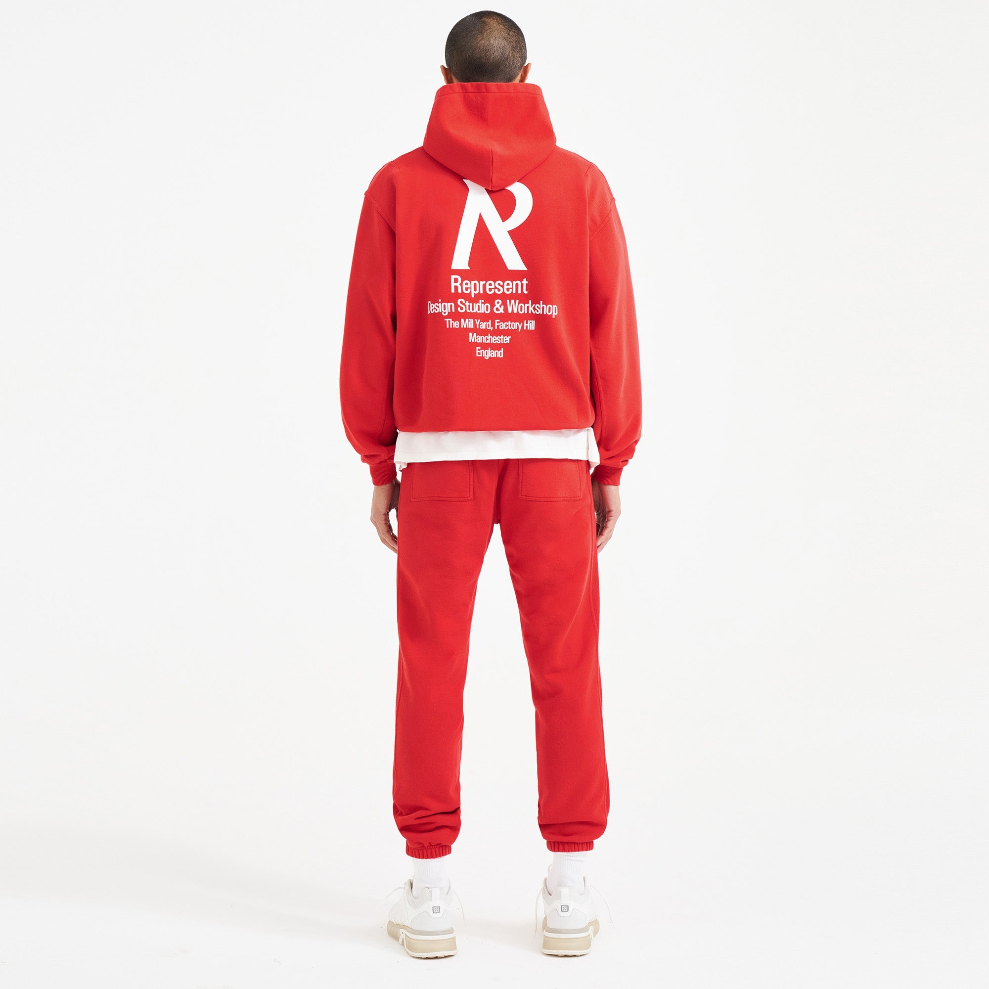 Initial Hoodie - Racing Red