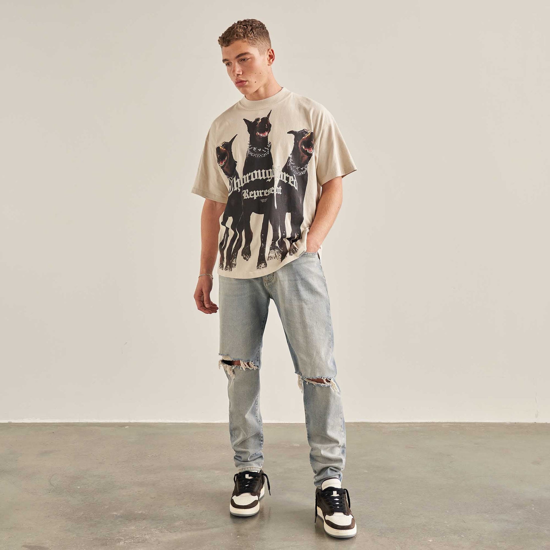 Thoroughbred T-Shirt - Vintage White