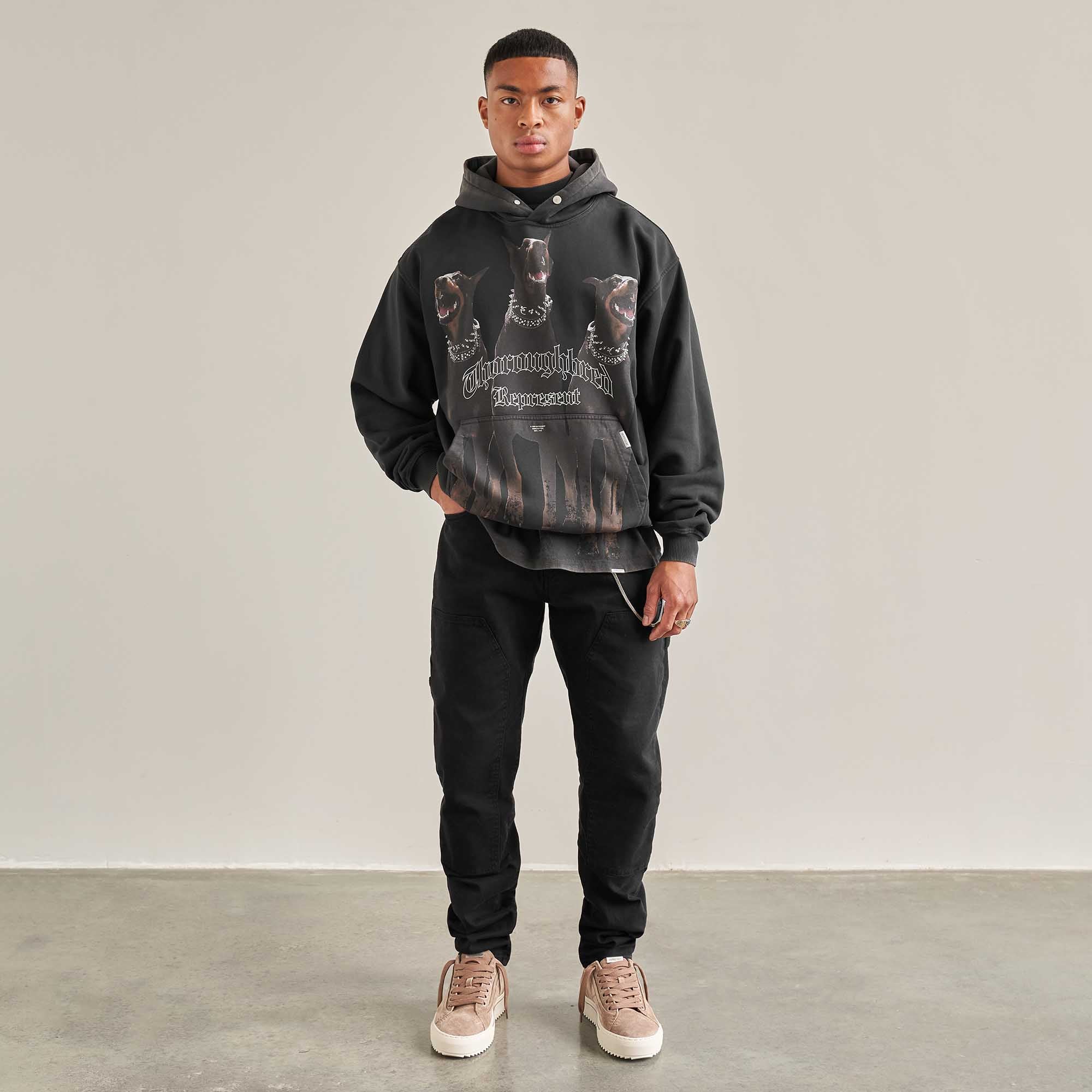 Thoroughbred Hoodie - Vintage Black