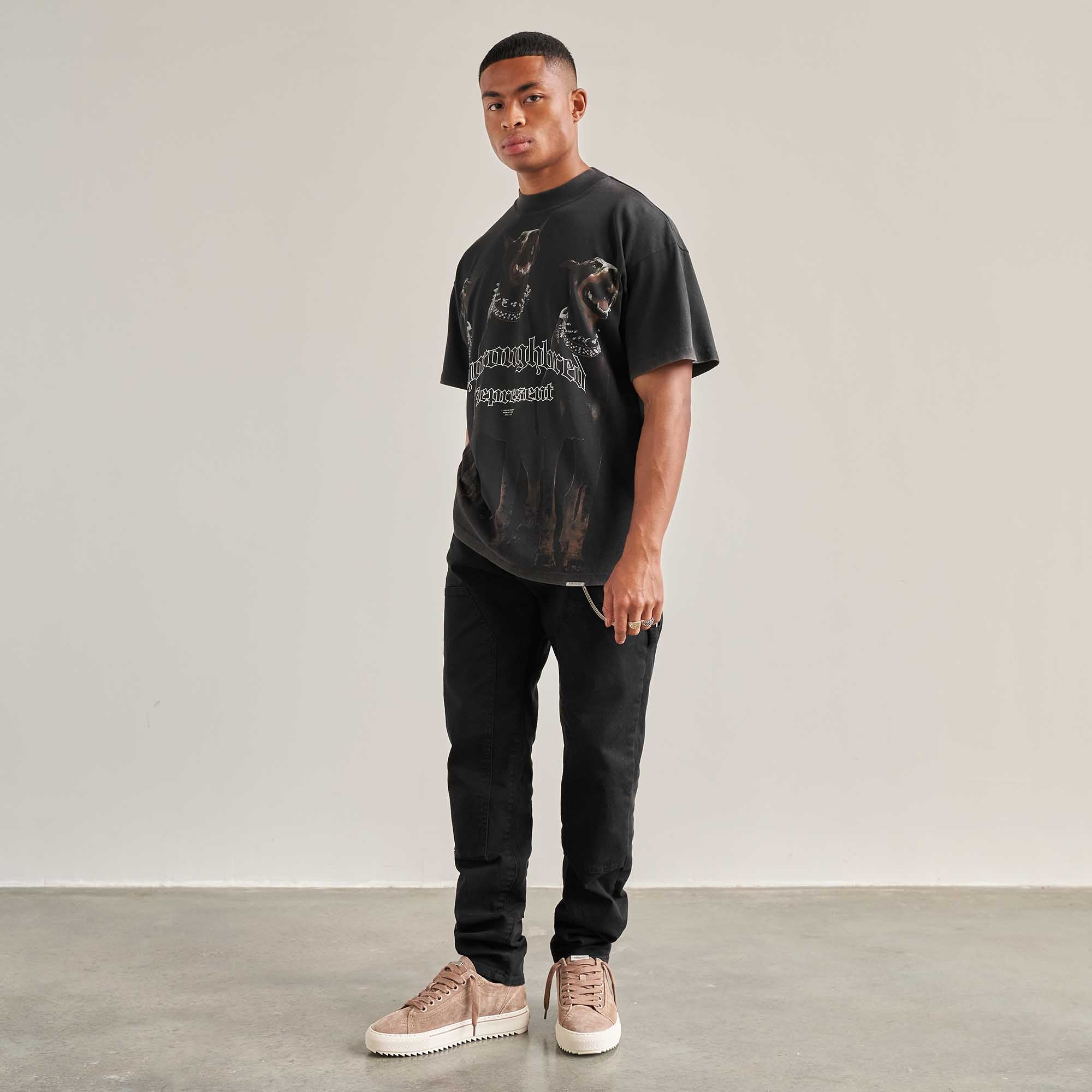 Thoroughbred T-Shirt - Vintage Black
