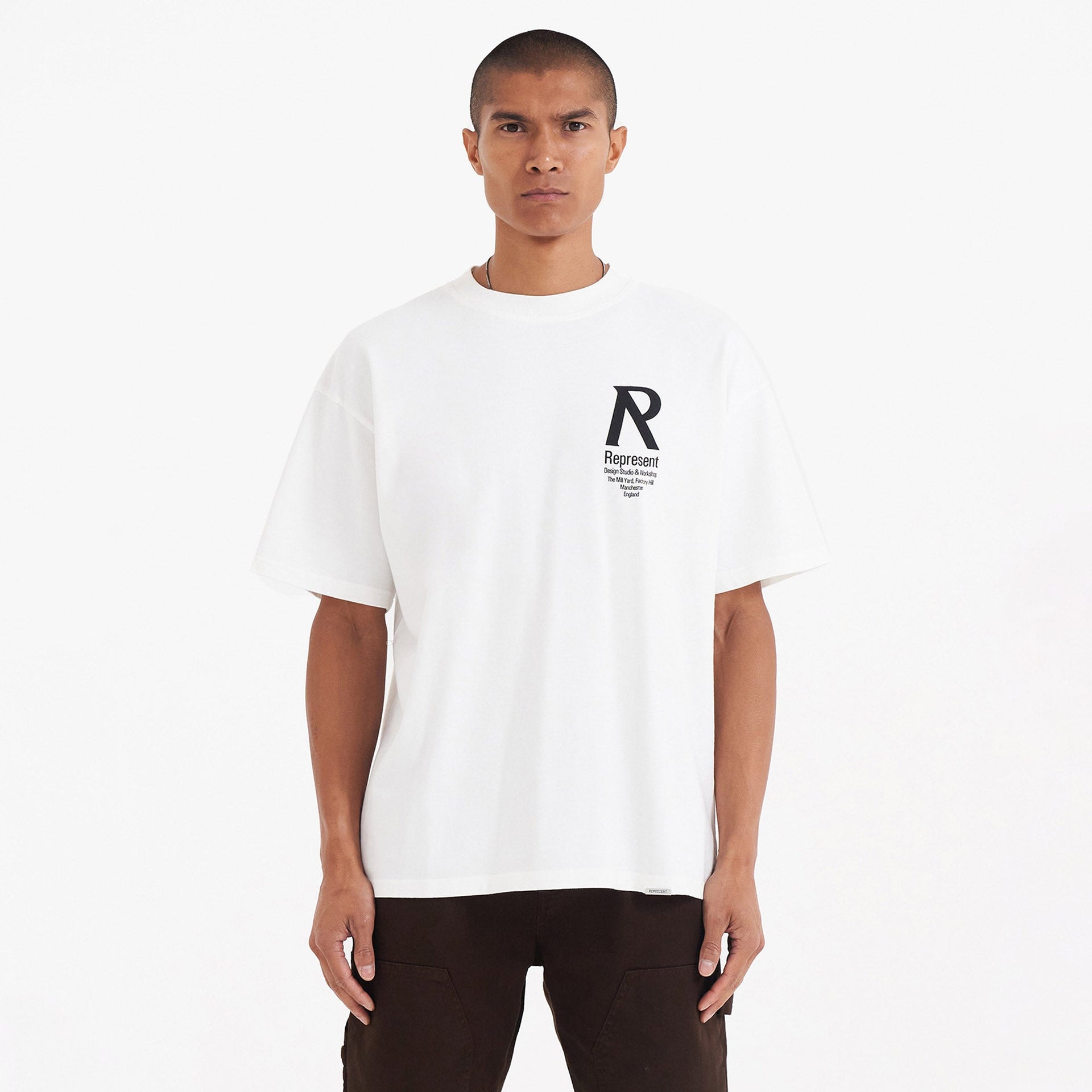 Initial T-Shirt - Flat White