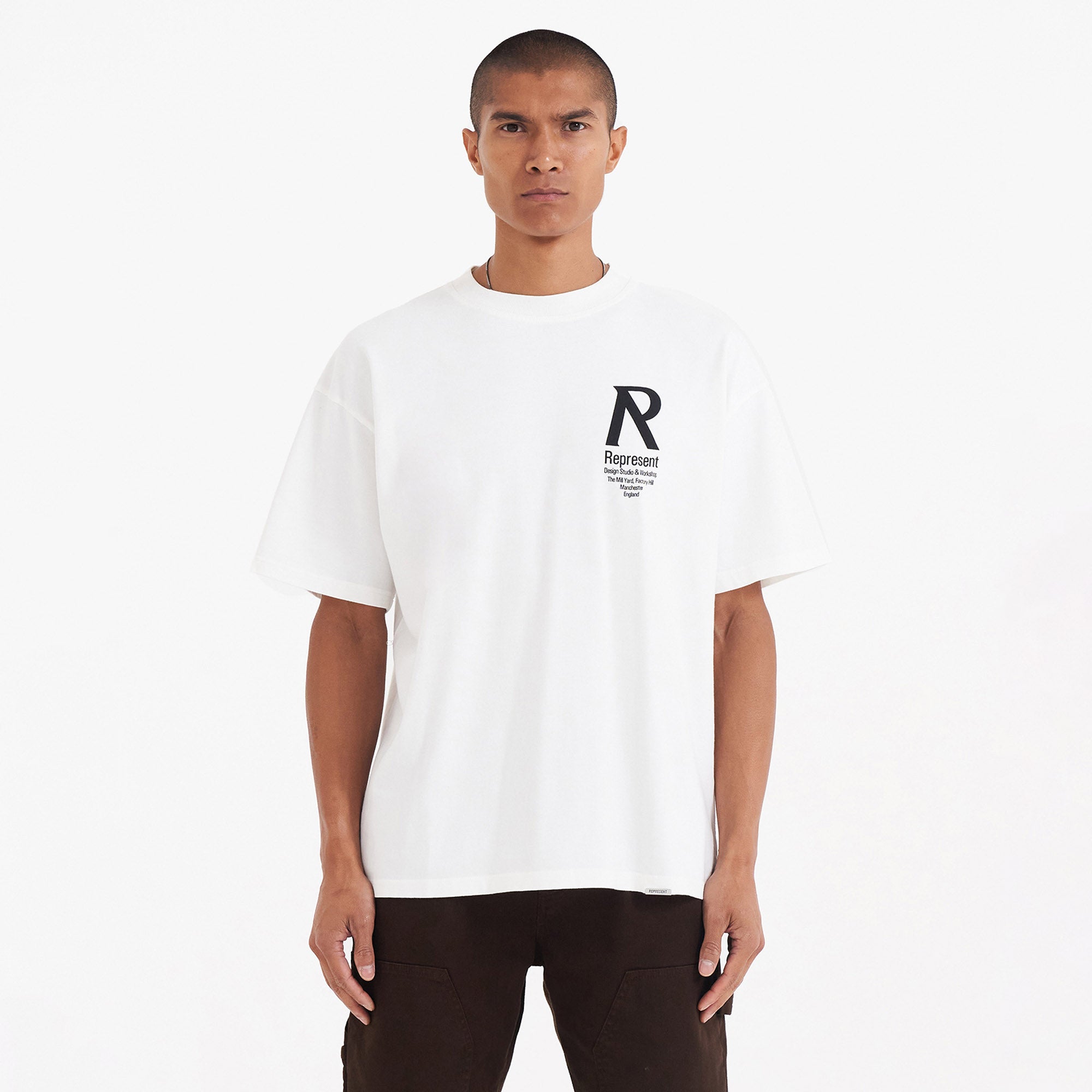 Initial T-Shirt - Flat White