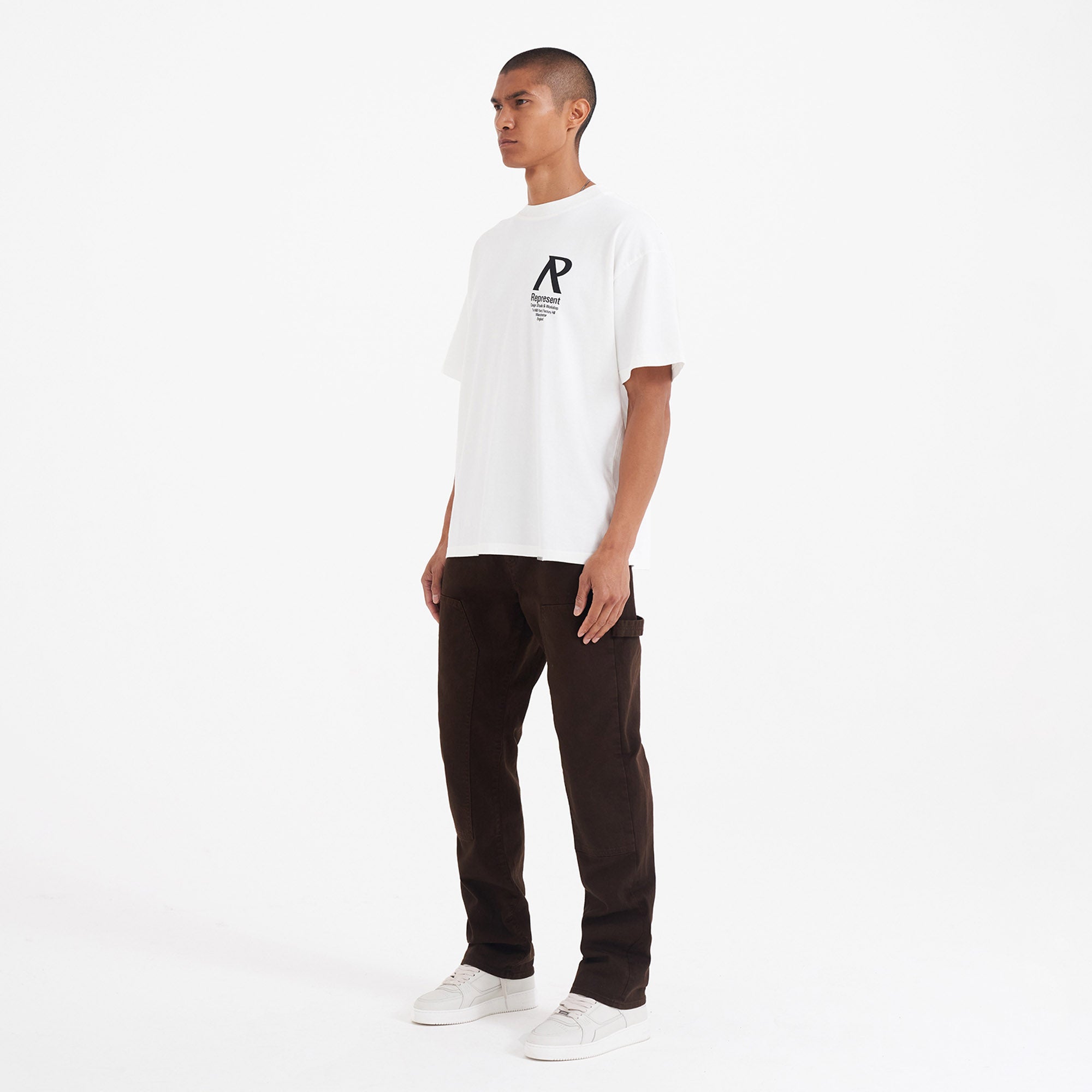 Initial T-Shirt - Flat White