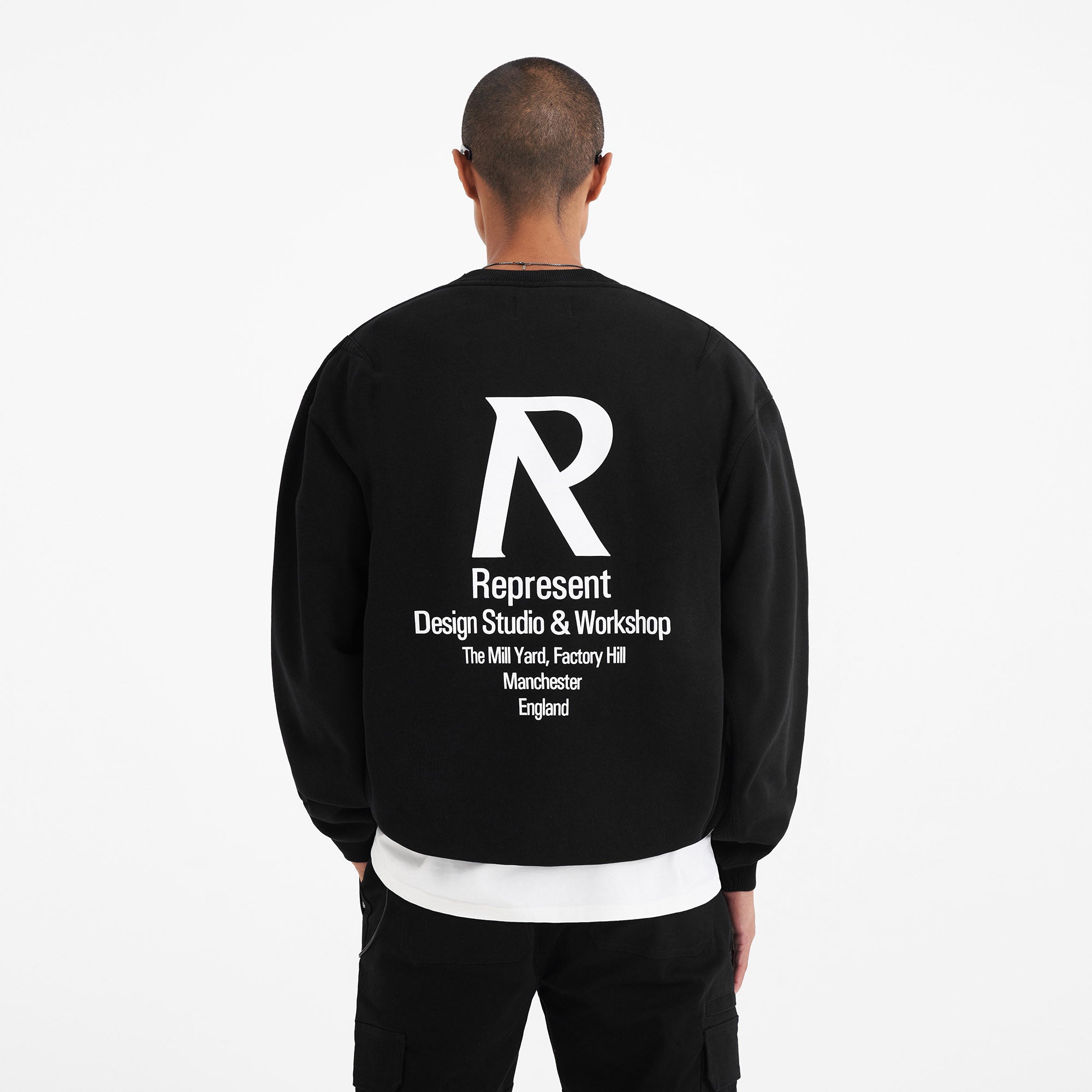 Initial Sweater - Black