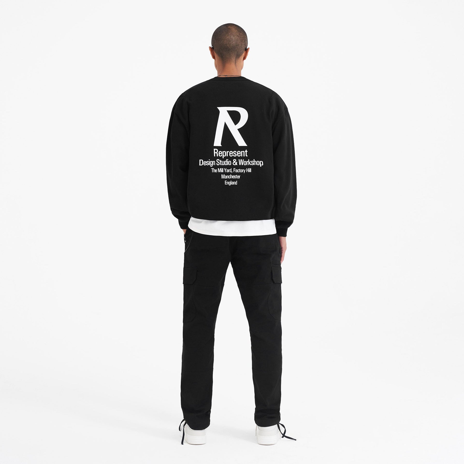 Initial Sweater - Black